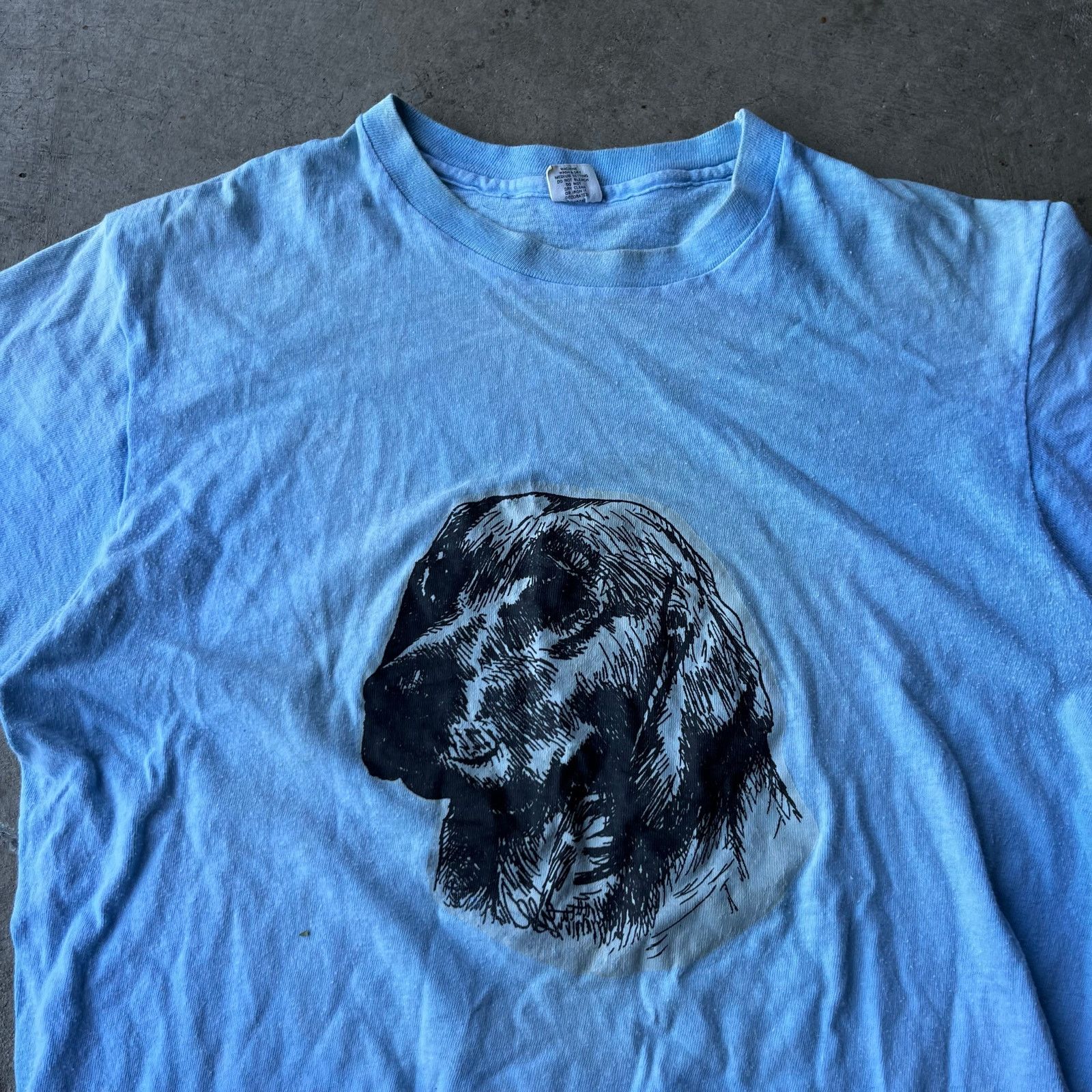 Vintage VINTAGE 70S GOLDEN RETRIEVER TEE SHIRT HANES BLUE TEE LARGE Size US L / EU 52-54 / 3 - 1 Thumbnail