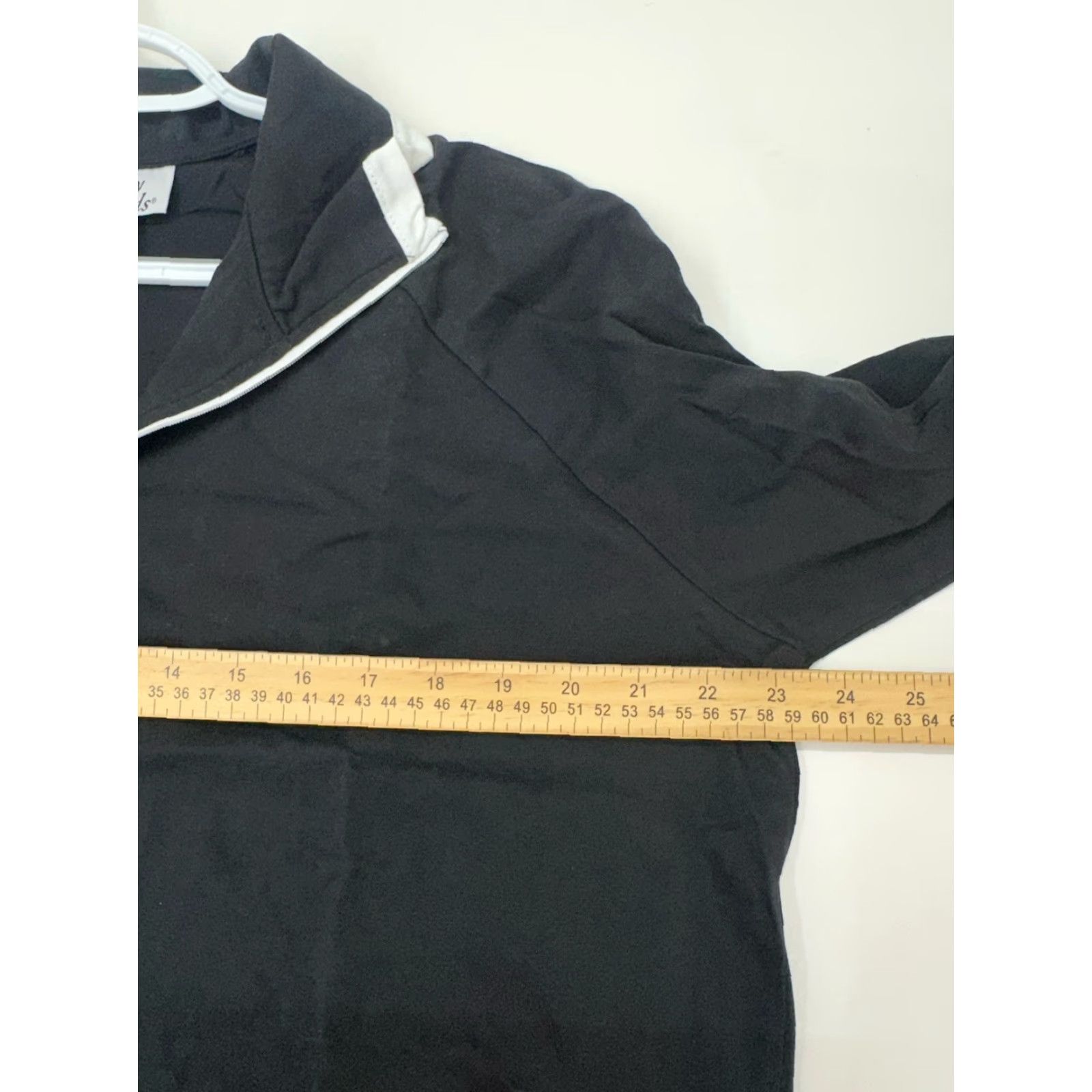 Vintage Anthony Richards Pantset Womens XL Black White Two-Piece Petite Contrast Stripe 90s Classic Size 40" / US 18 - 7 Thumbnail