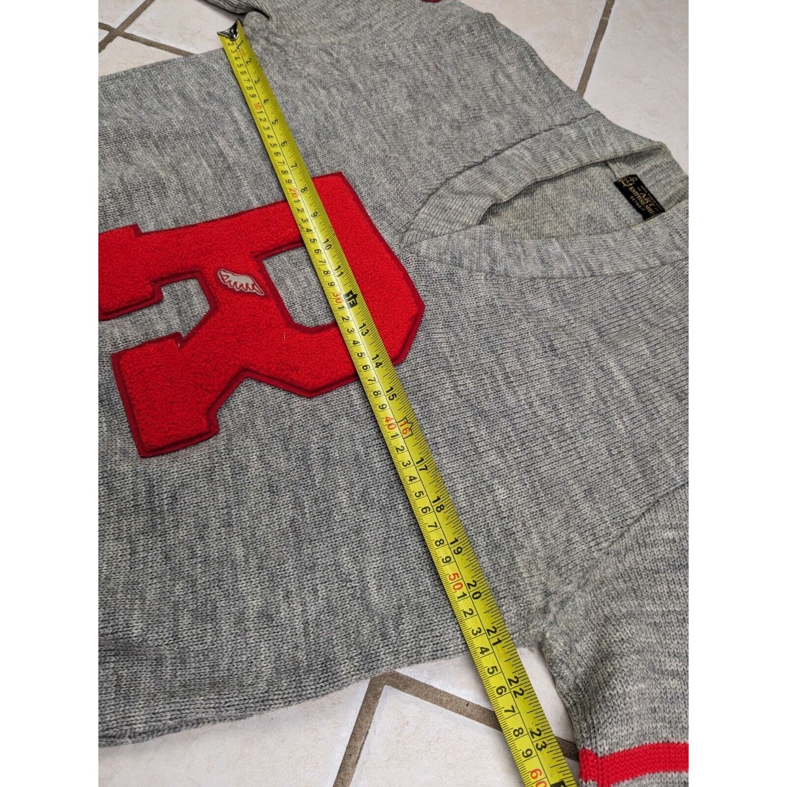 Other Vtg 1960s Art Knitting Mill Sweater Letterman Detroit Size US M / EU 48-50 / 2 - 9 Thumbnail