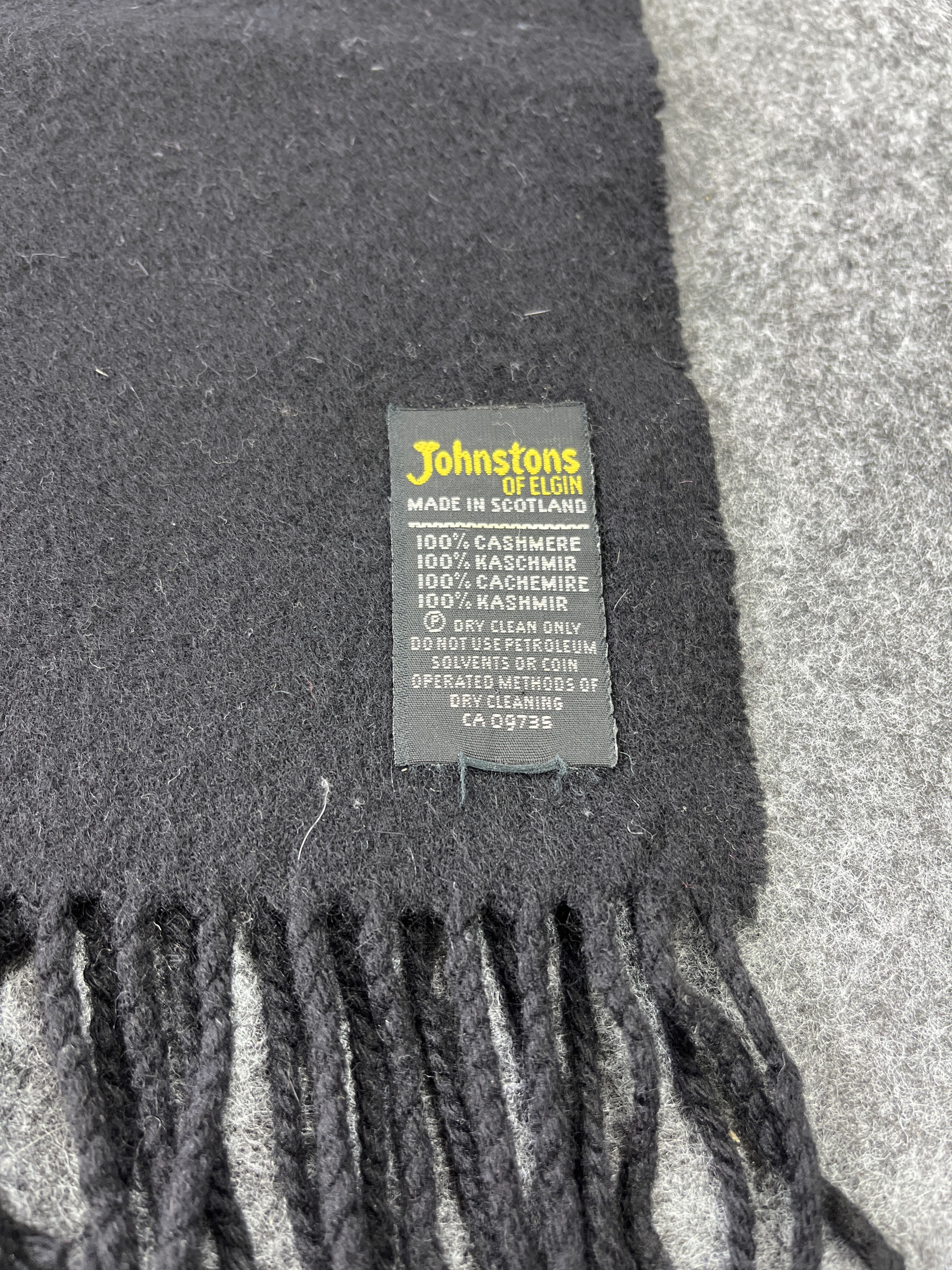 Johnstons Of Elgin × Vintage Johnstons Of Elgin Scarf / Muffler / Neckwear T112 Size ONE SIZE - 4 Thumbnail