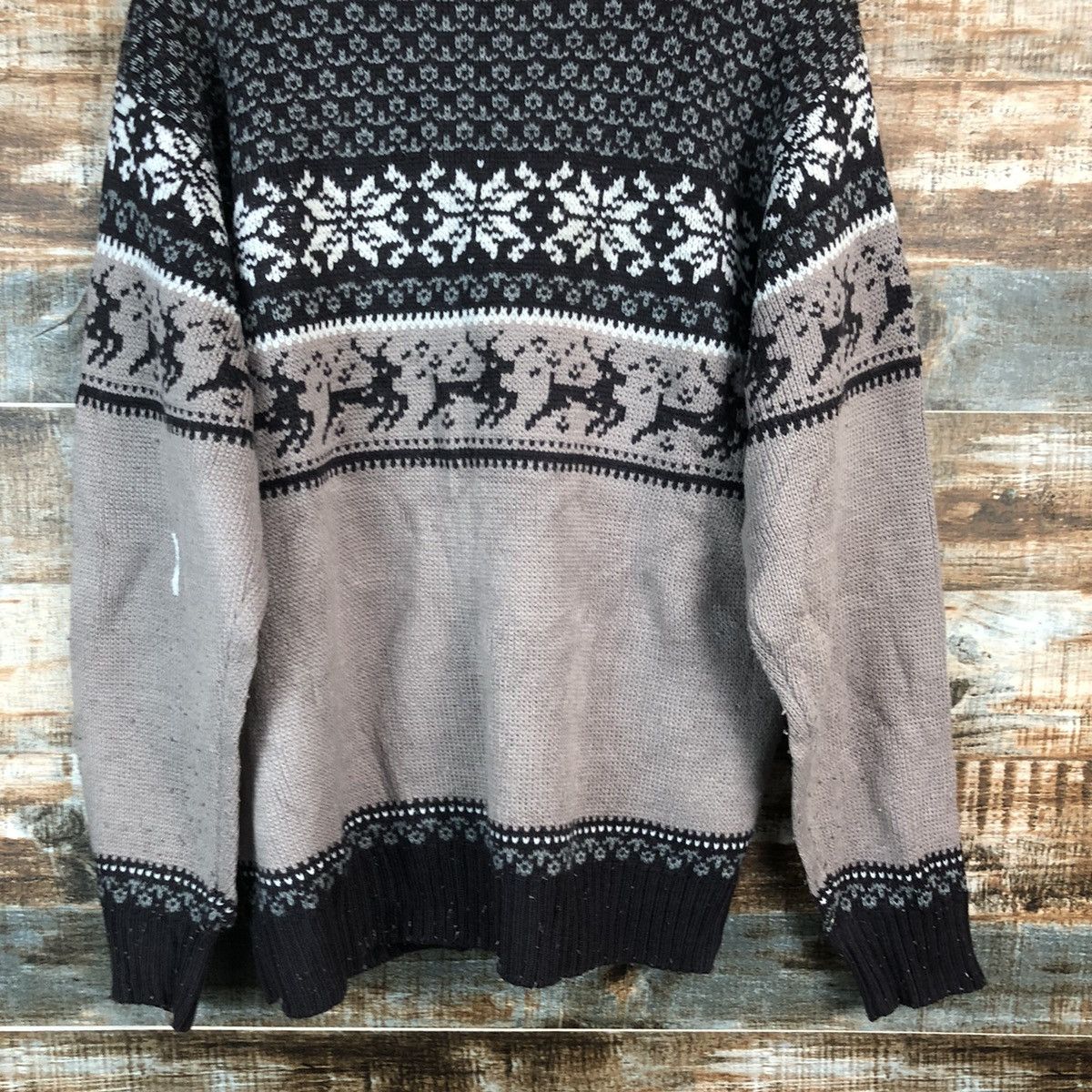 Homespun Knitwear × Japanese Brand Will Pips Brown vintage Knitwear #A2347 Size US L / EU 52-54 / 3 - 14 Thumbnail