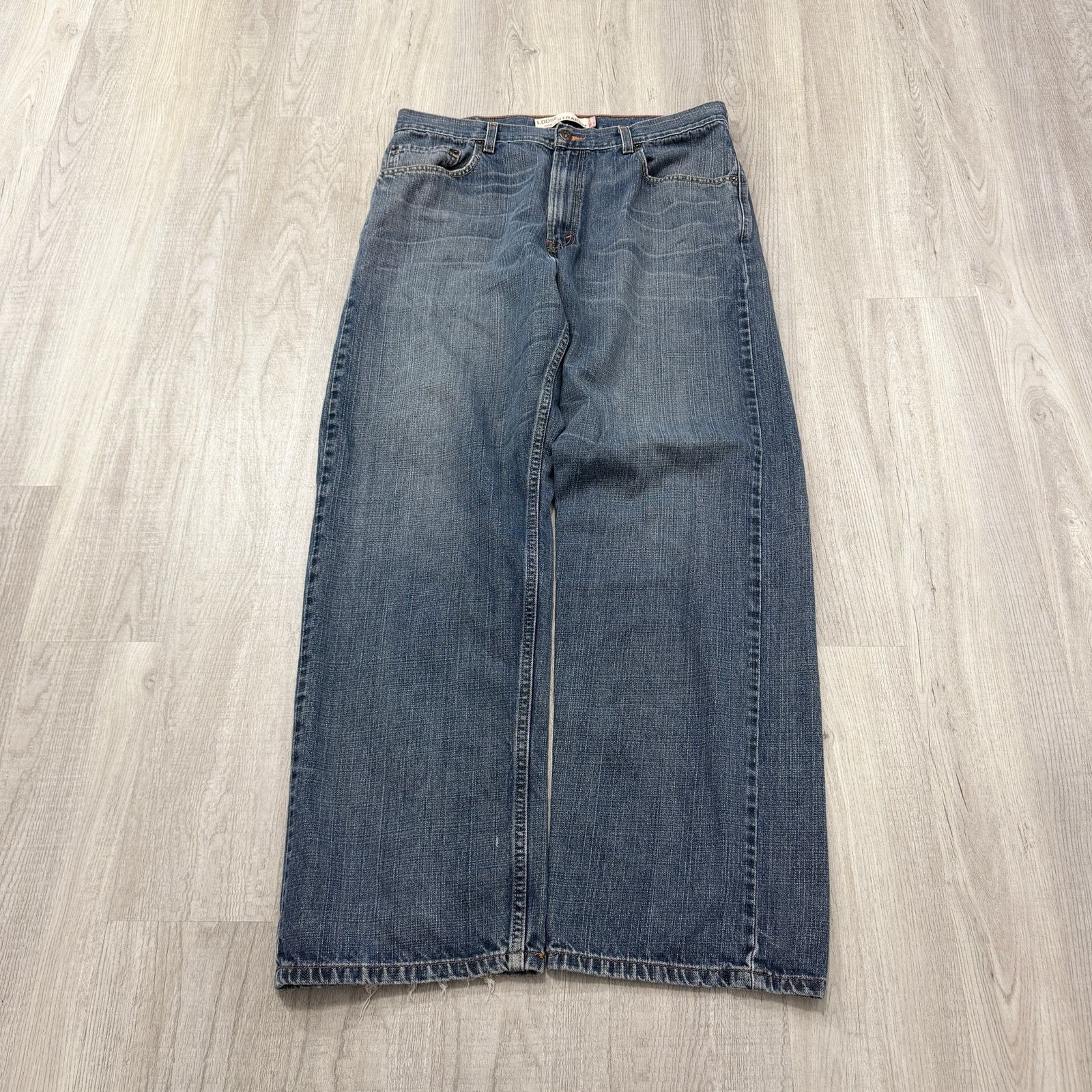 Levi's Vintage Levis 569 Loose Straight Jeans Men's 36x34 Faded Size US 36 / EU 52 - 1 Thumbnail