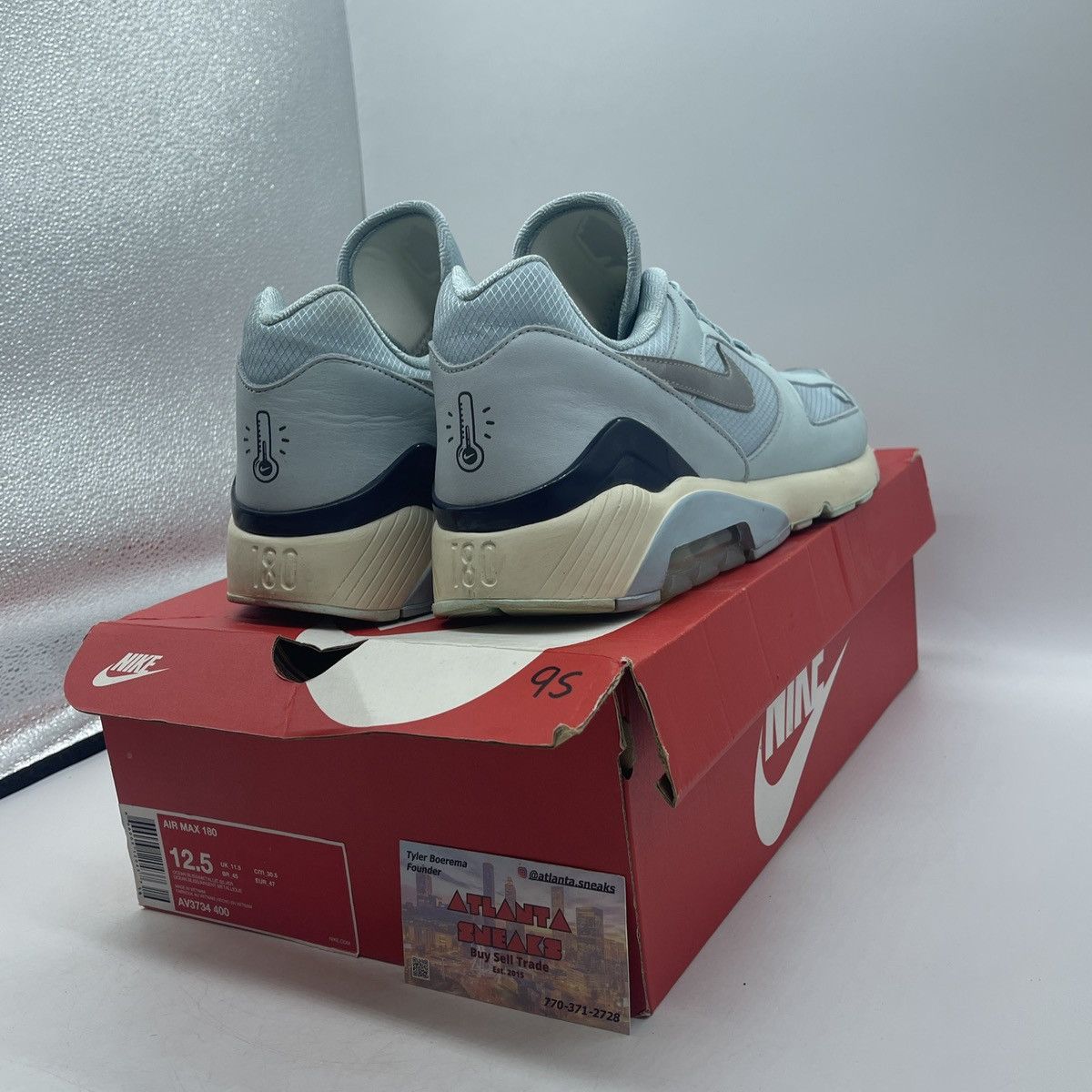 Nike Air max 180 ice Size US 12.5 / EU 45-46 - 5 Thumbnail