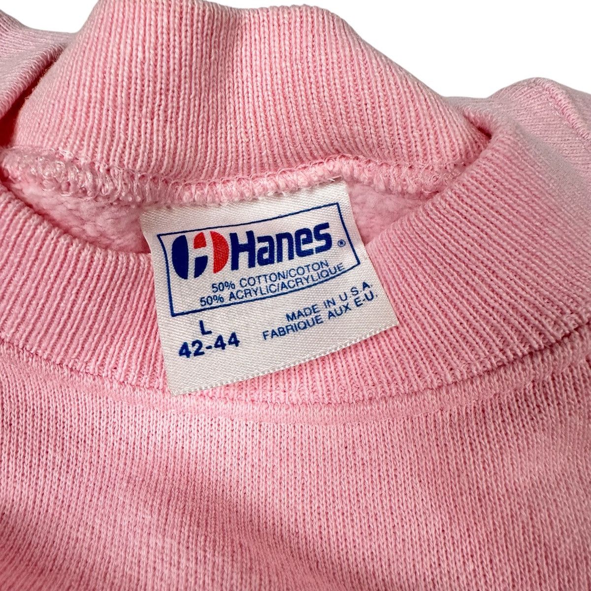 Hanes Vintage Hanes Pink New York Souvenir Sweatshirt Crewneck Size L / US 10 / IT 46 - 5 Thumbnail