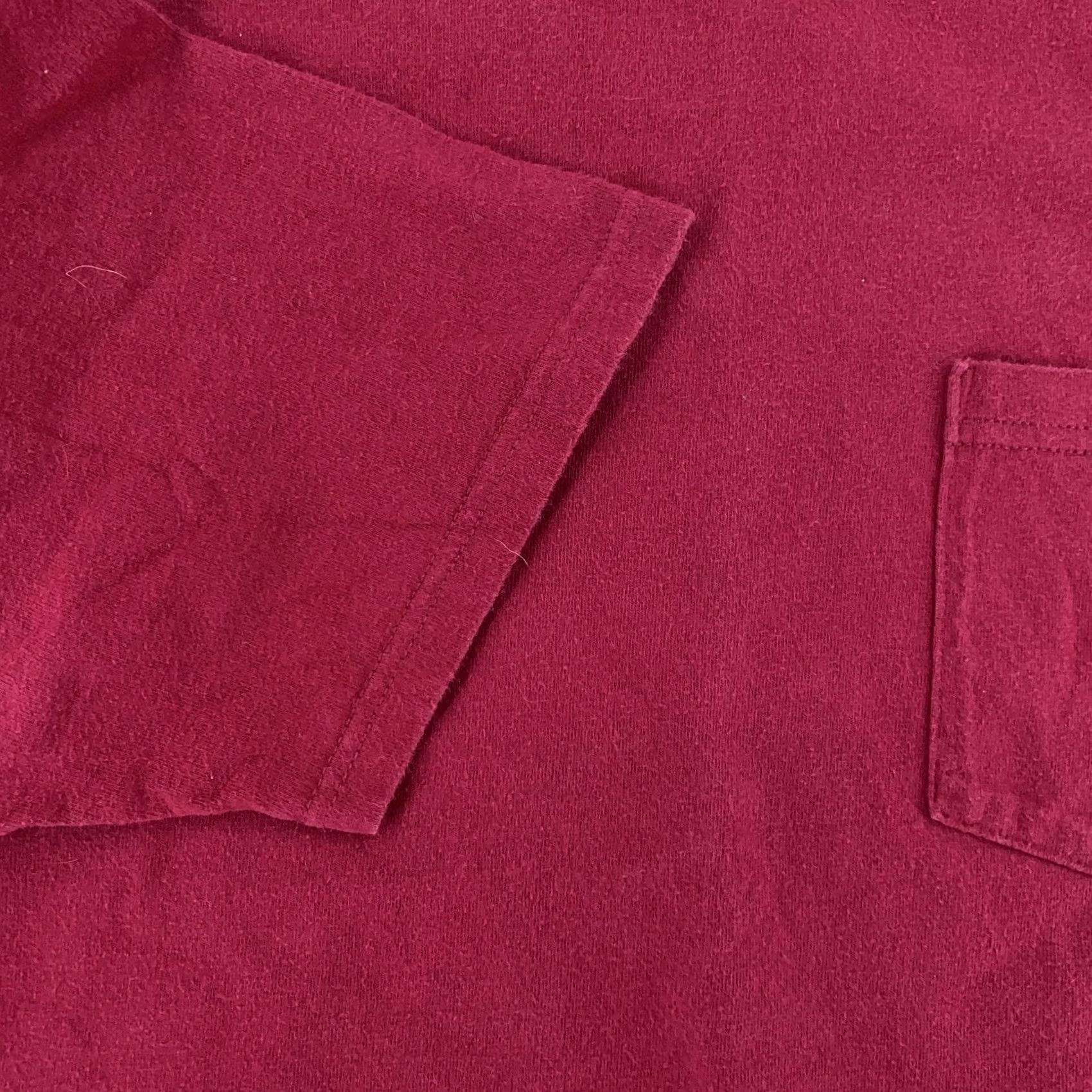 Lee VINTAGE Lee Pocket Tee Shirt Mens M Red Cotton Crewneck Short Sleeve | Classic Retro Casual Shirt Size US M / EU 48-50 / 2 - 3 Thumbnail