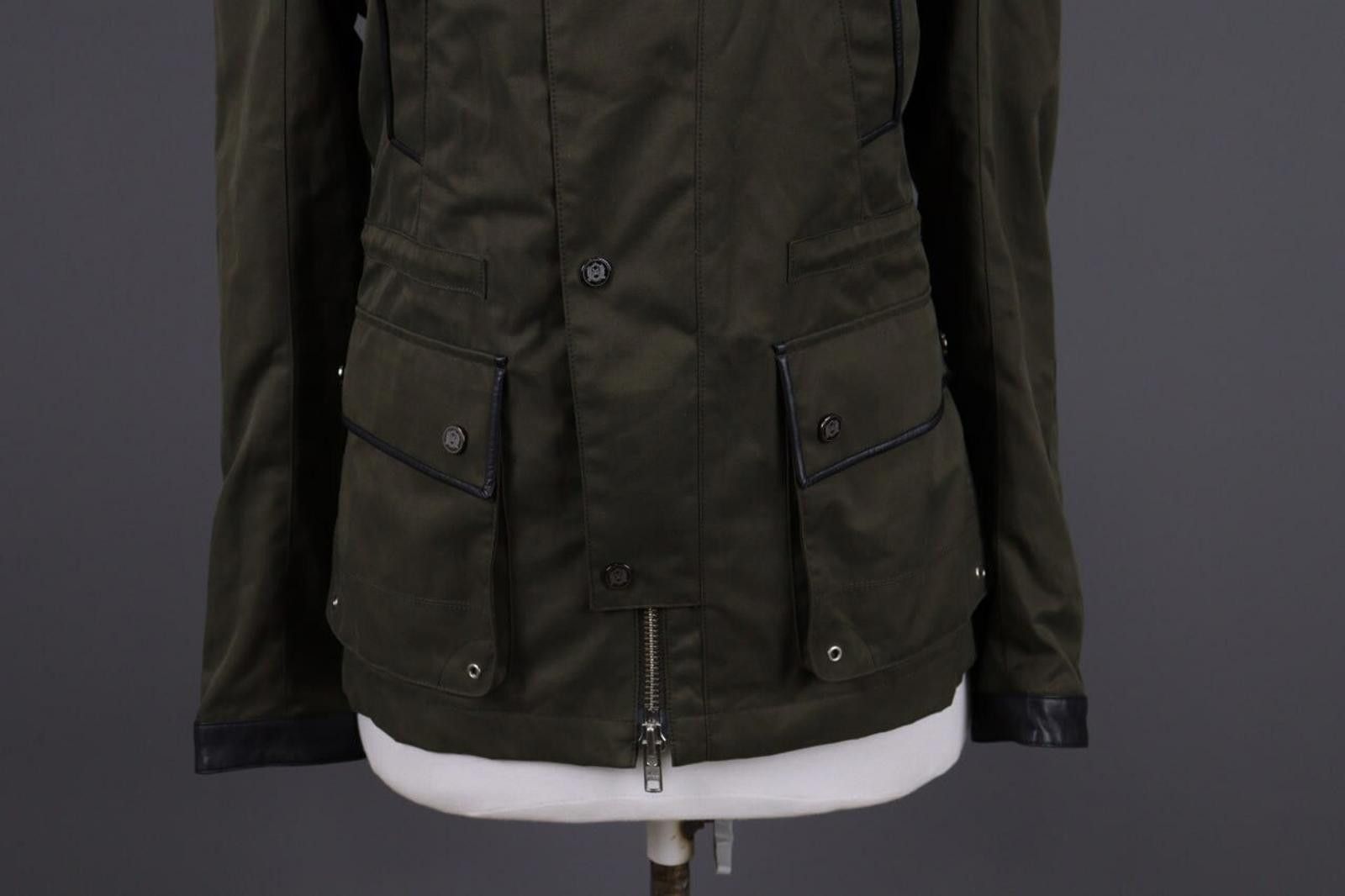 The Kooples The Kooples Khaki Multipockets Cargo Snap Jacket Size XS Size XS / US 0-2 / IT 36-38 - 2 Thumbnail