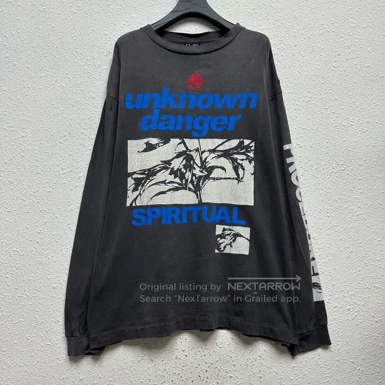 Saint Michael Saint Michael Floral cross graffiti long sleeve Size US XXL / EU 58 / 5 - 1 Thumbnail