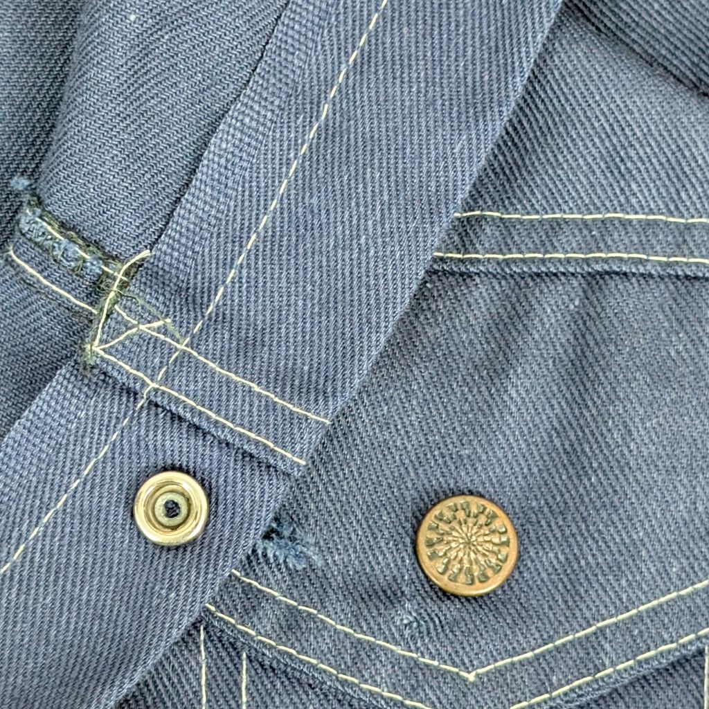 Sears × Vintage 70's Sears Put On Shop Men's Selvedge Denim Jacket 40 Size US M / EU 48-50 / 2 - 4 Thumbnail