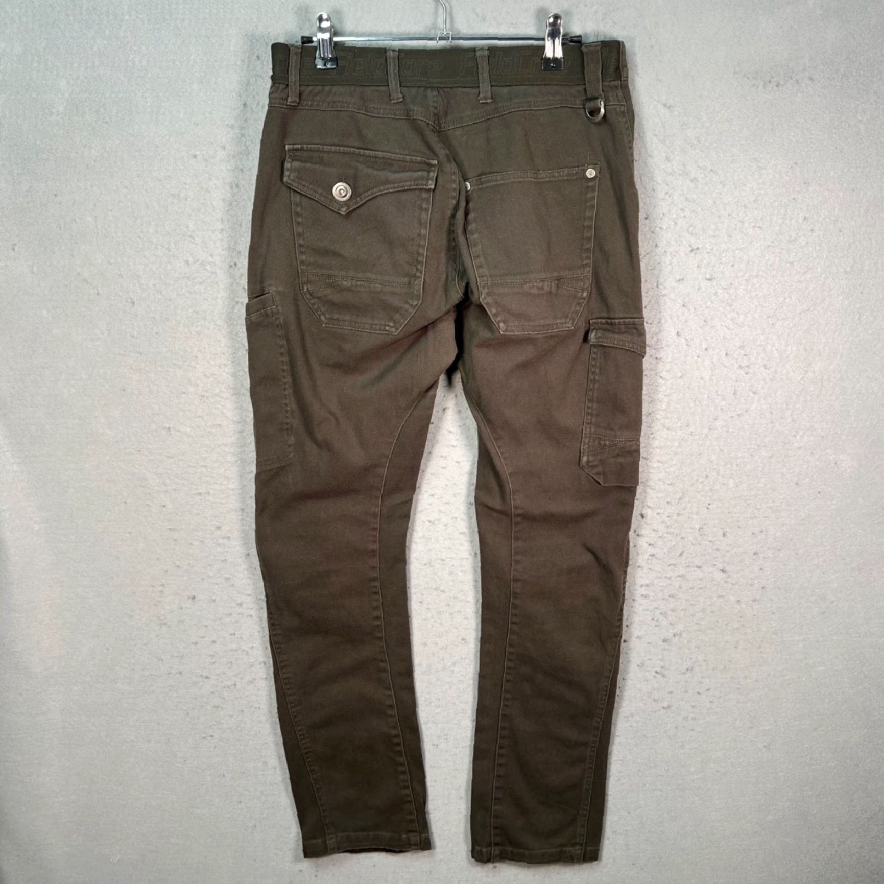 Vintage FieldCore Cargo Pants Mens Large Brown Cotton Canvas Cargo Pocket Mens Trousers Size US 33 - 2 Thumbnail