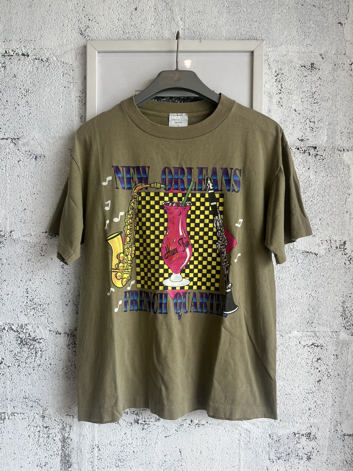Vintage Vintage NEW ORLEANS Have Fun French Quarter 90’s Tshirt Size US L / EU 52-54 / 3 - 2 Thumbnail