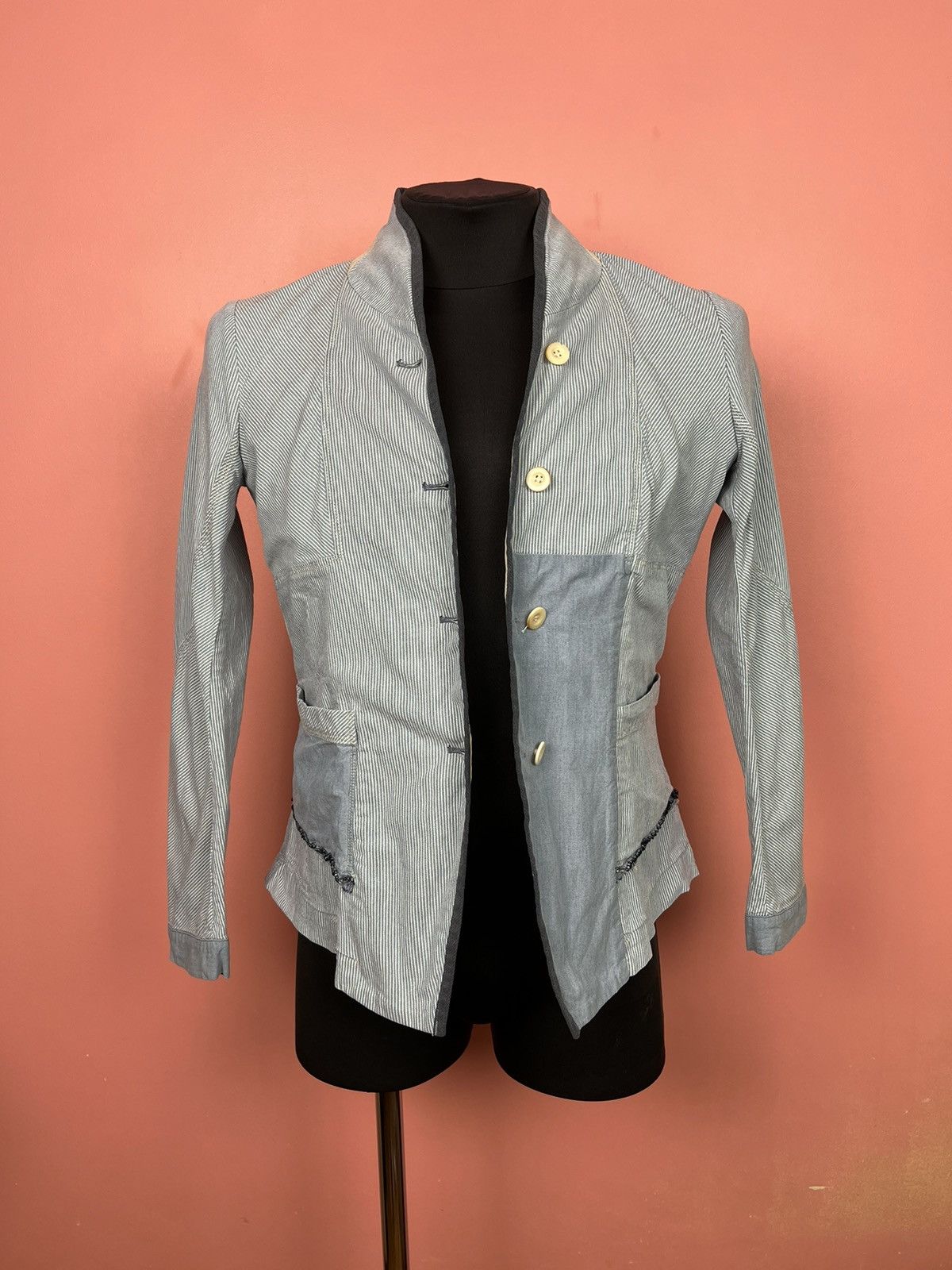 Marithe + Francois Girbaud Marithe Francois Girbaud women’sblazer jeans jacket hype Size S / US 4 / IT 40 - 1 Thumbnail