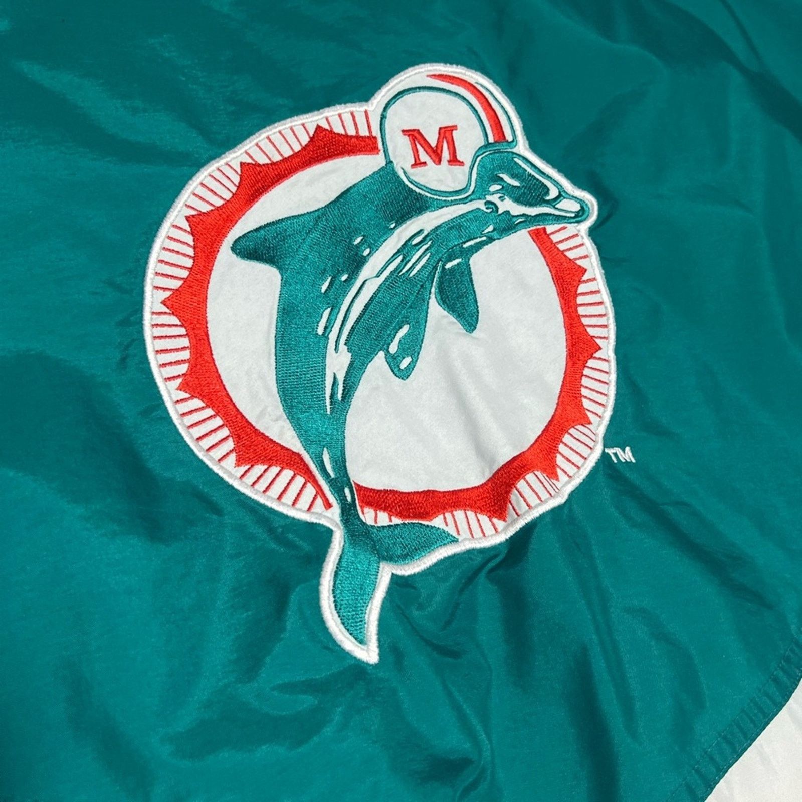Logo Athletic VTG 90s Miami Dolphins Pro Line Logo Athletic Puffer Jacket Size US L / EU 52-54 / 3 - 11 Thumbnail