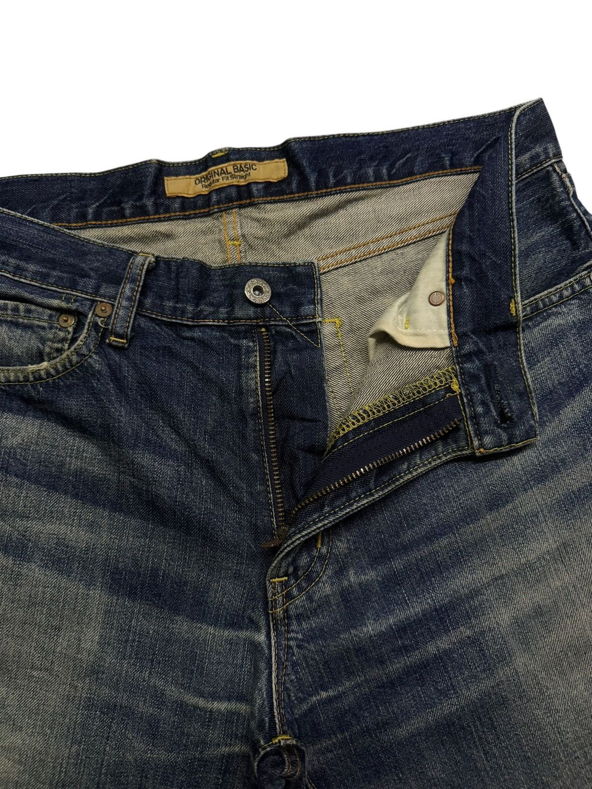 Uniqlo Vintage 00s Uniqlo S-002 Japanese Denim Jeans Y2K | W33 Size US 33 - 8 Thumbnail