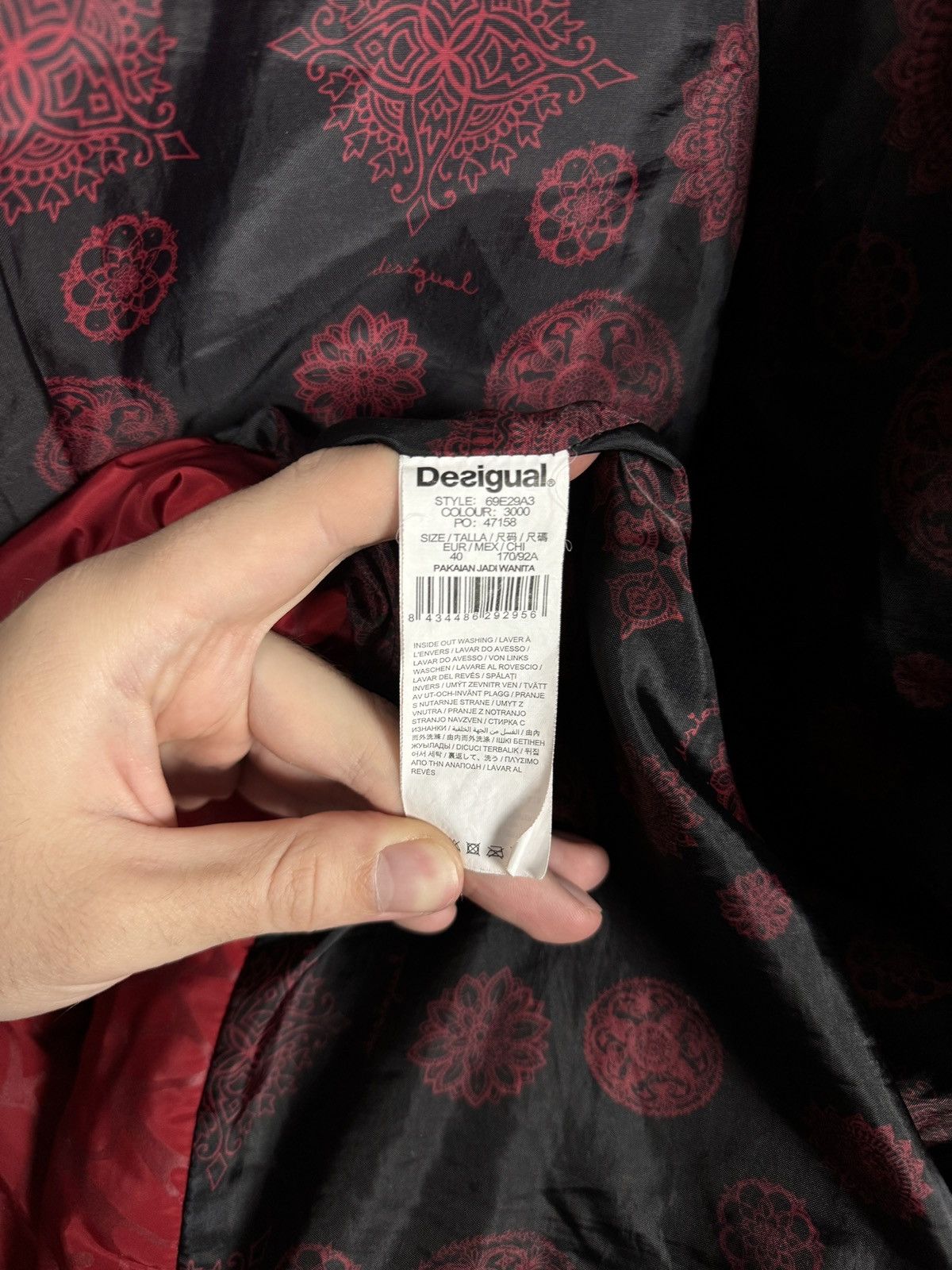 Desigual Women’s Desigual Pakaian Jadi Wanita Zip Trench Jacket Warm Size S / US 4 / IT 40 - 7 Thumbnail