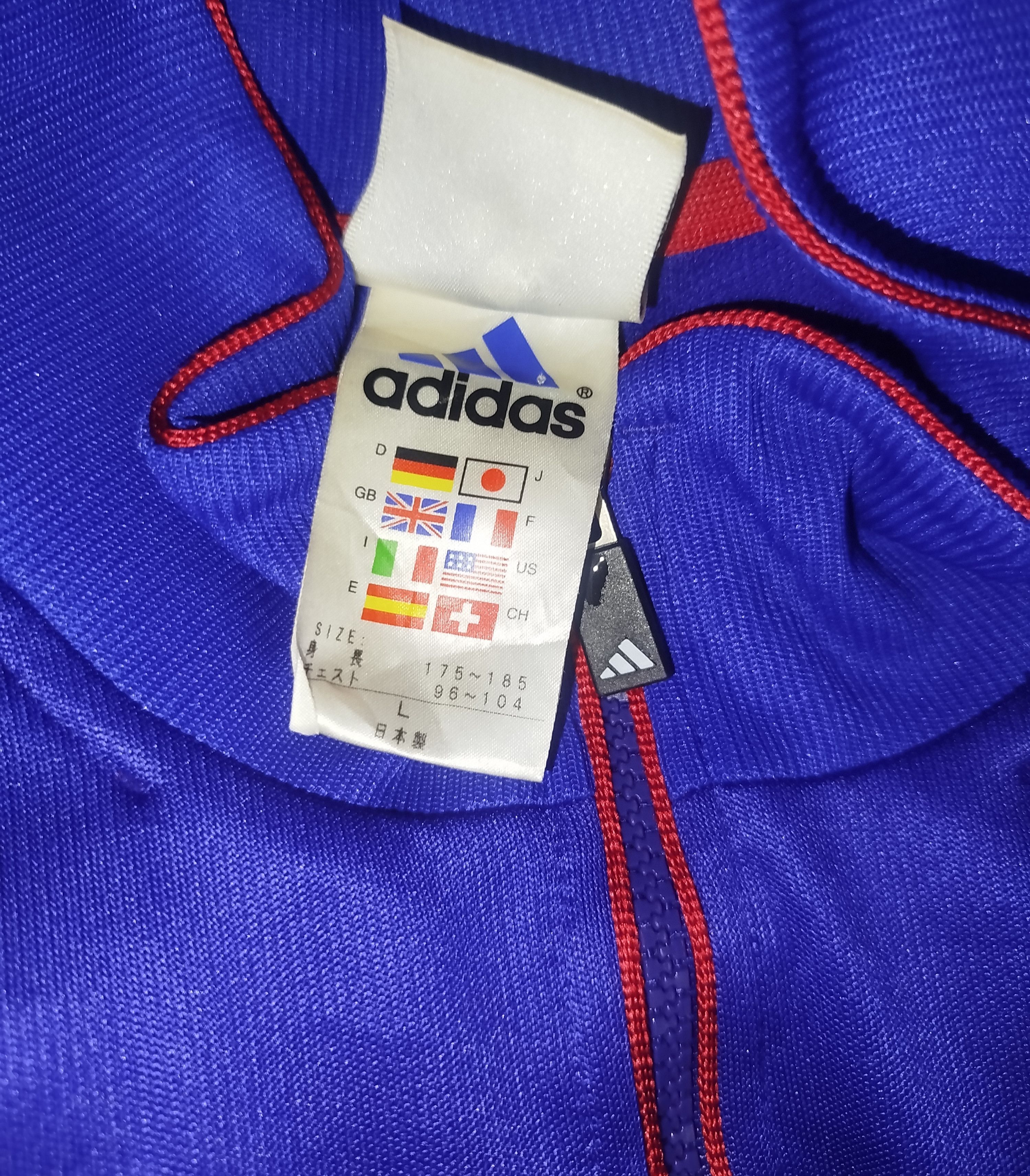 Adidas Vintage tracktop adidas japan JFA jacket 90s 00s Size US L / EU 52-54 / 3 - 6 Thumbnail