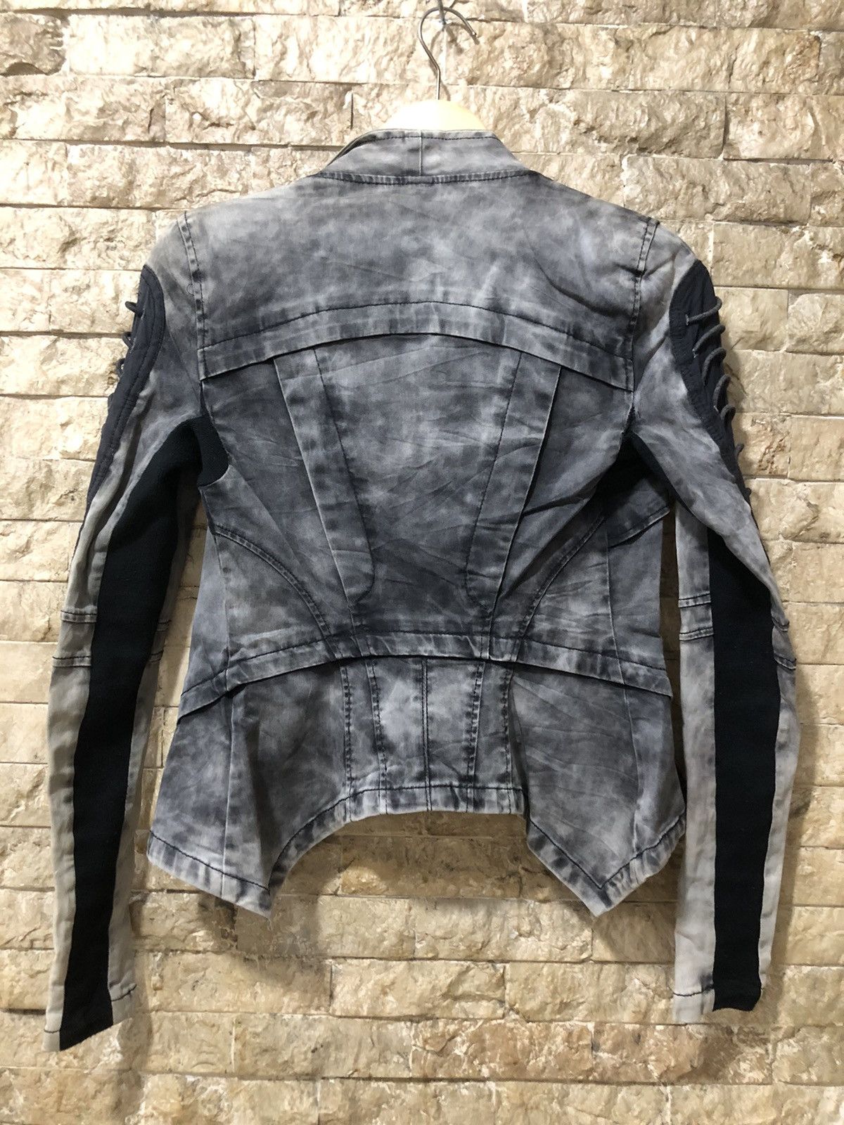 14th Addiction Comme Premium Acid Wash Gothic Jacket Size US S / EU 44-46 / 1 - 5 Thumbnail