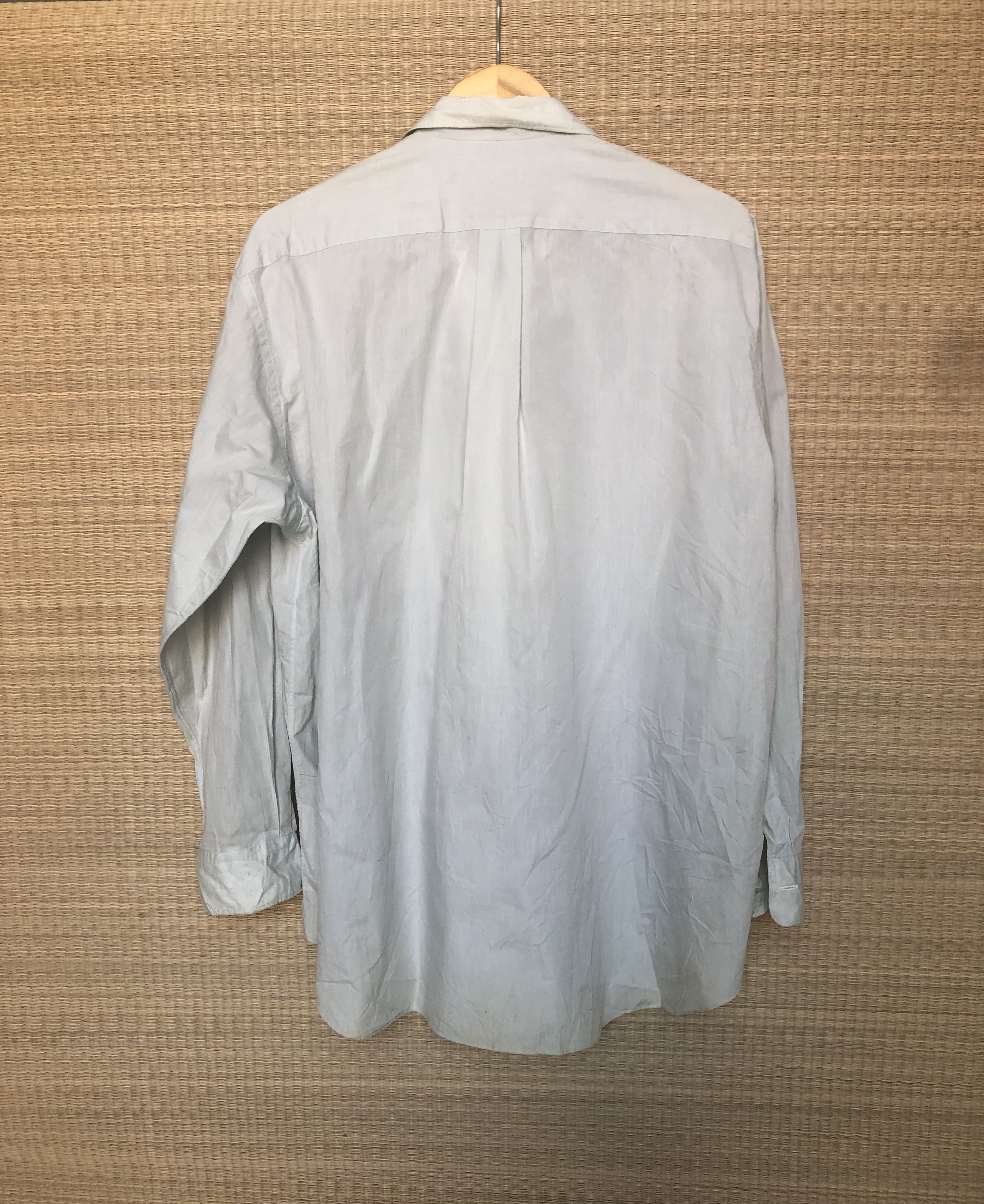 Comme des Garcons Homme sea-foam double layered shirt Size US L / EU 52-54 / 3 - 7 Thumbnail