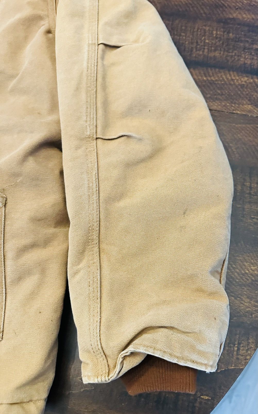 Carhartt Vtg CARHARTT C03 BRN Quilted Duck Canvas Chore Jacket USA-50 Size US XXL / EU 58 / 5 - 6 Thumbnail