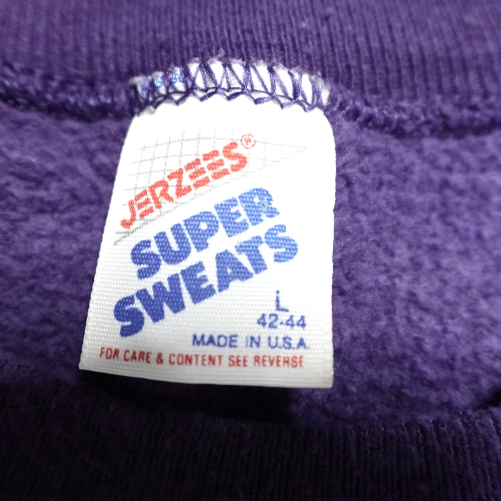 Vintage VINTAGE American Vintage Michigan Mackinaw Sweater Shirt Mens Medium Purple United States Embroidered USA Crew Neck Cotton Blend Long Sleeve Pullover Size US M / EU 48-50 / 2 - 3 Thumbnail