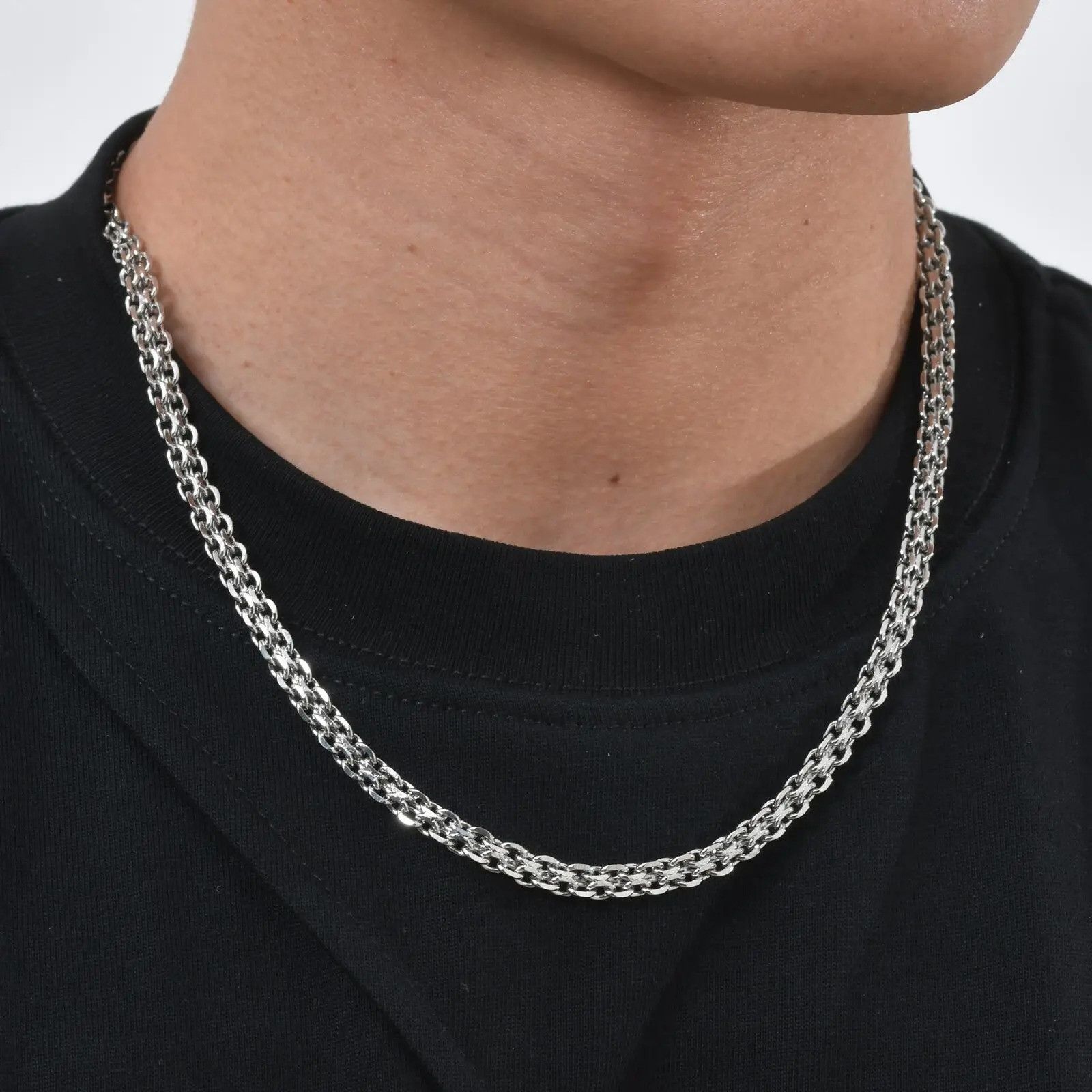 Vintage Minimalist Chain Links Necklace Size ONE SIZE - 3 Thumbnail