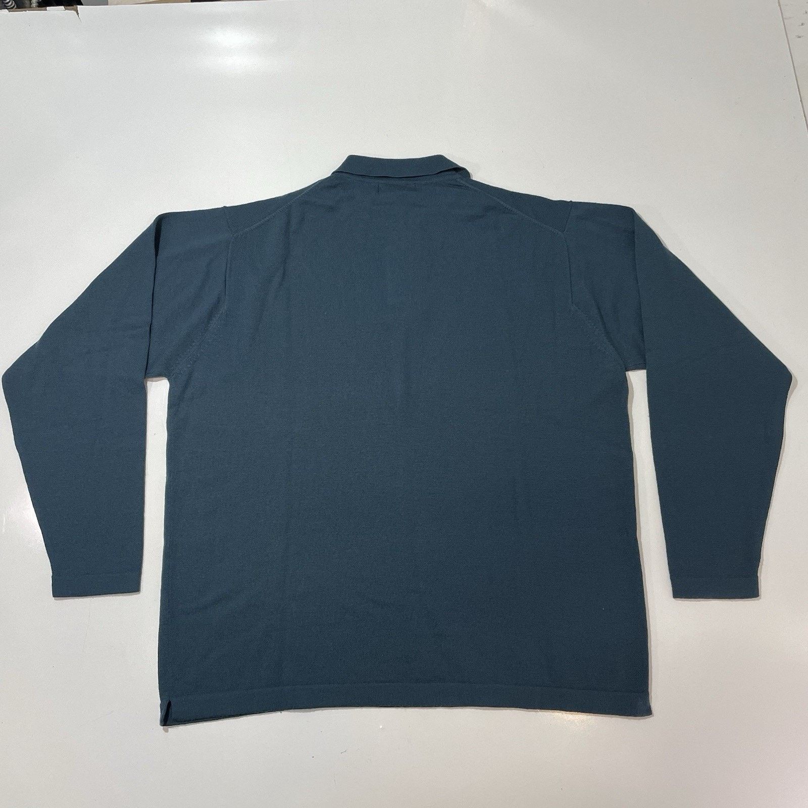 Banana Republic Banana Republic Polo Sweater Mens XL Gray Collar Cotton Size US XL / EU 56 / 4 - 7 Thumbnail