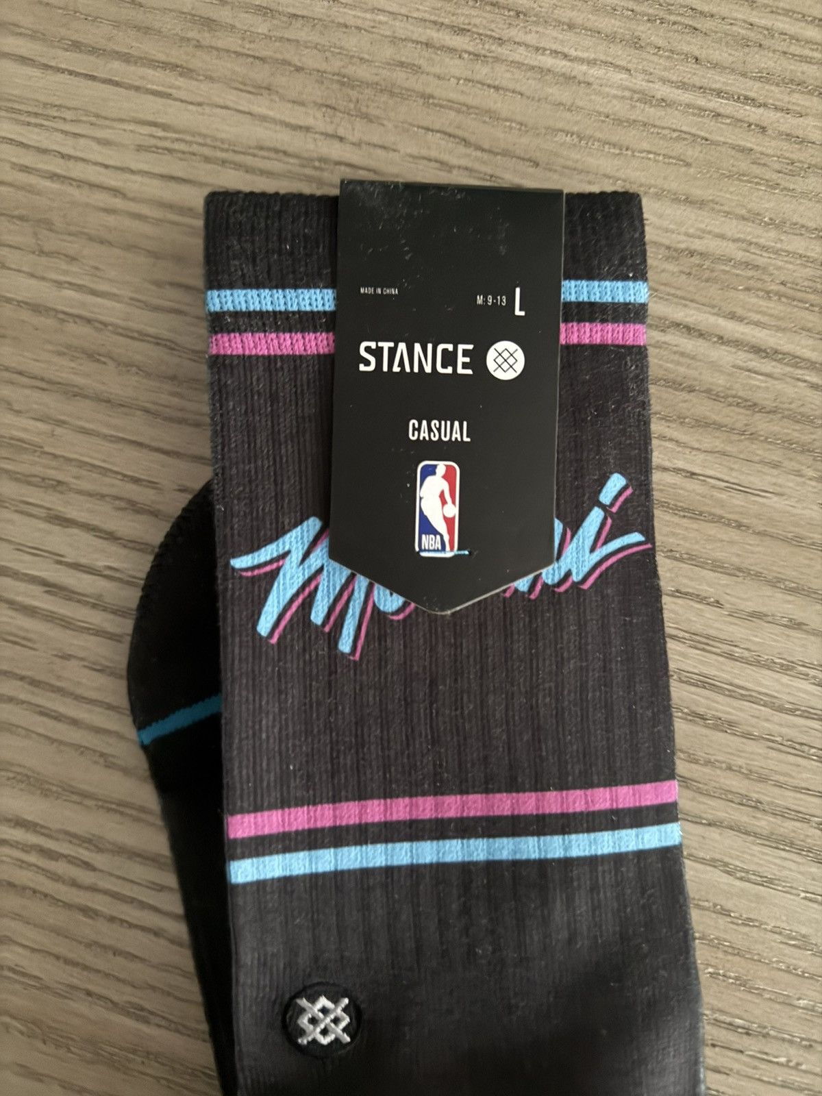 Stance Socks Stance Miami Heat 2026 City Edition Poly Crew Socks Sz Large Size ONE SIZE - 2 Thumbnail