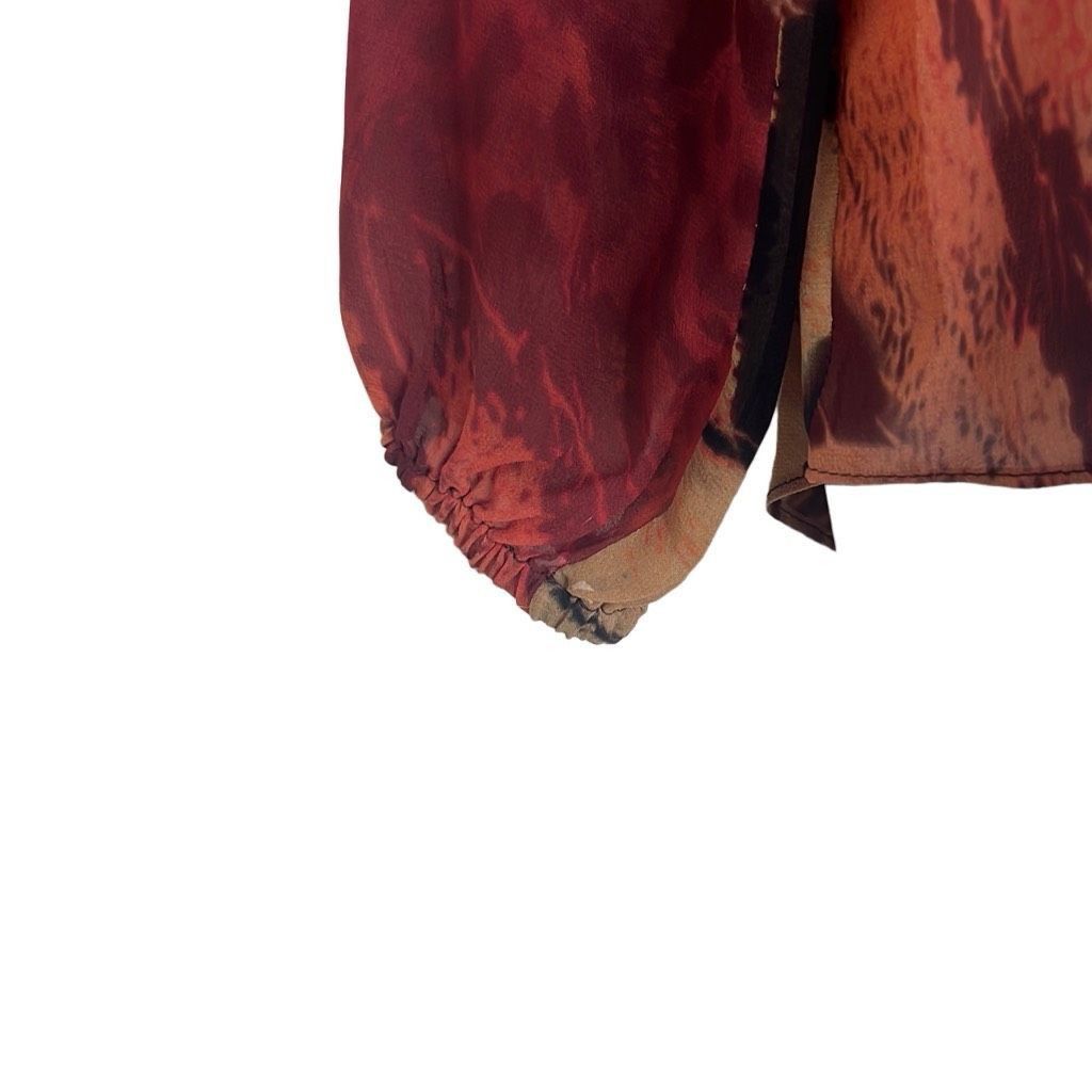 Other Da Nang Womens XS 100% Silk Button Front Tunic Top Blouse Re Size XS / US 0-2 / IT 36-38 - 6 Thumbnail