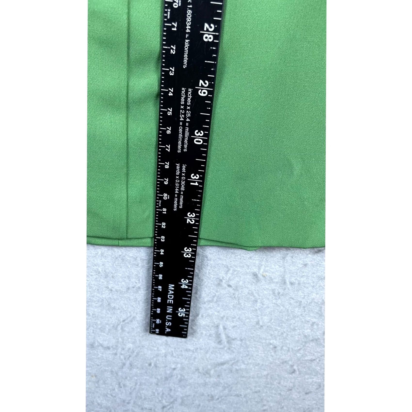 Zara Zara Mini Dress Womens L Green Sleeveless Padded Shoulder Round Neck Zip Size L / US 10 / IT 46 - 4 Thumbnail