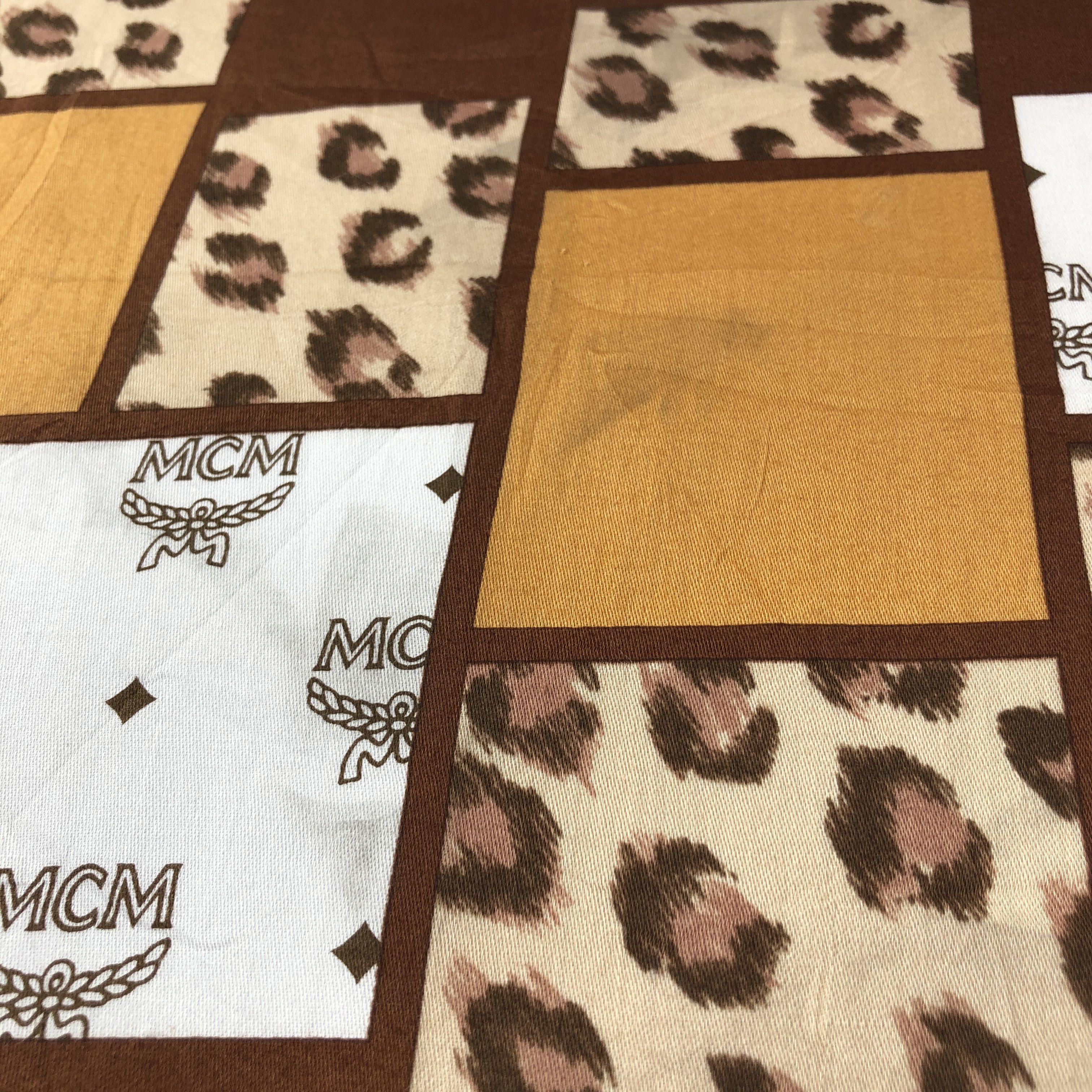 MCM MCM Monogram Handkerchief Neckerchief Bandana H2552 Size ONE SIZE - 5 Thumbnail