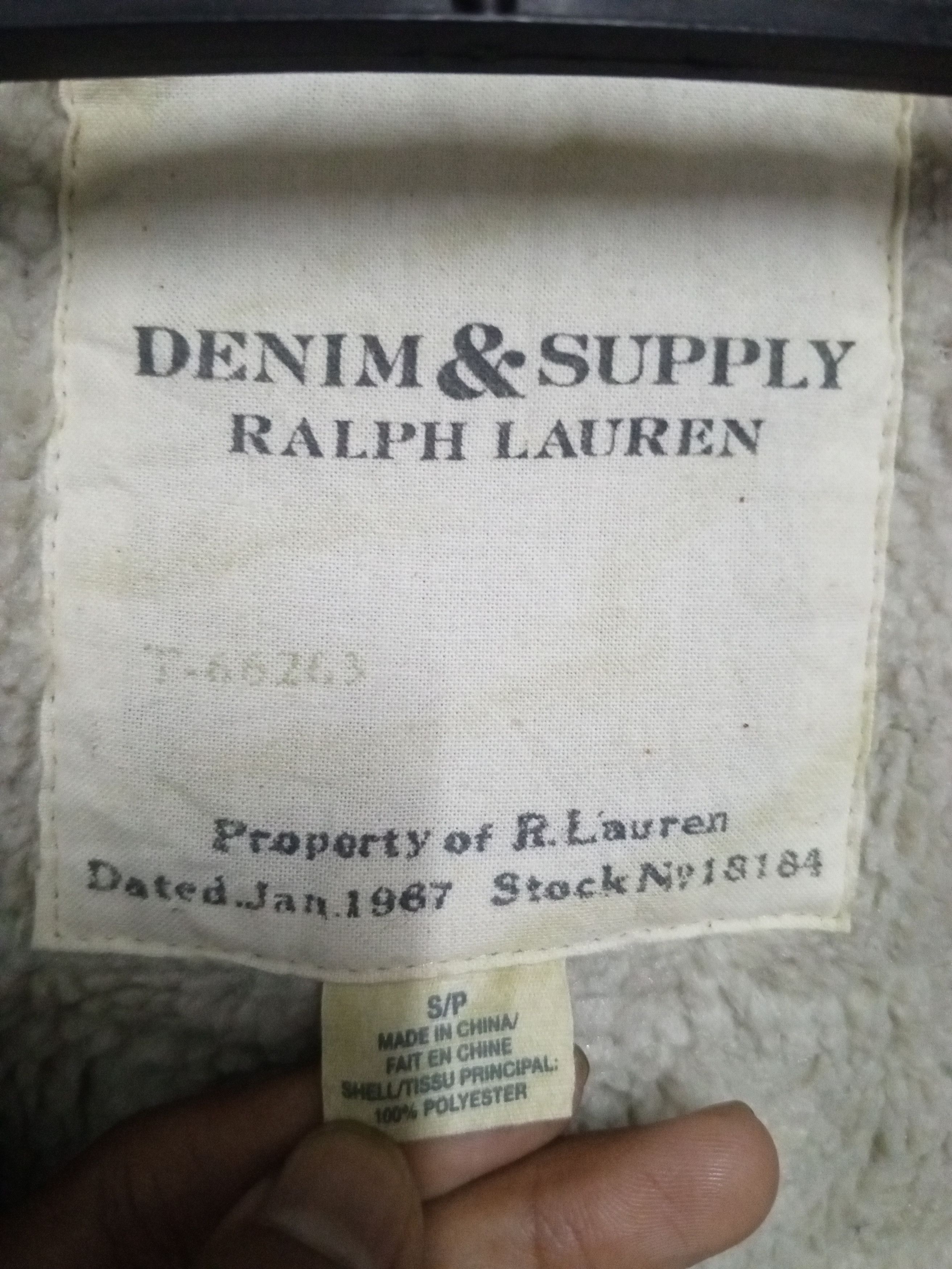 Ralph Lauren RL Denim&Supply Black Faux Leather Women's Motorcycle Jacket Size XS / US 0-2 / IT 36-38 - 12 Thumbnail