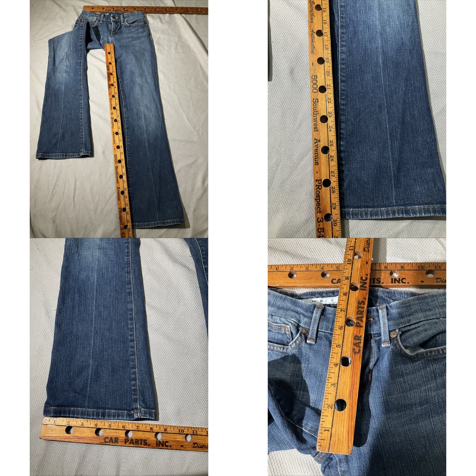 Vintage Joes Jeans Womens Bootcut Jeans Provocateur Denim Pants 25 Blue 5-Pocket Regular Inseam 30” Size 42" / US 20 - 8 Thumbnail