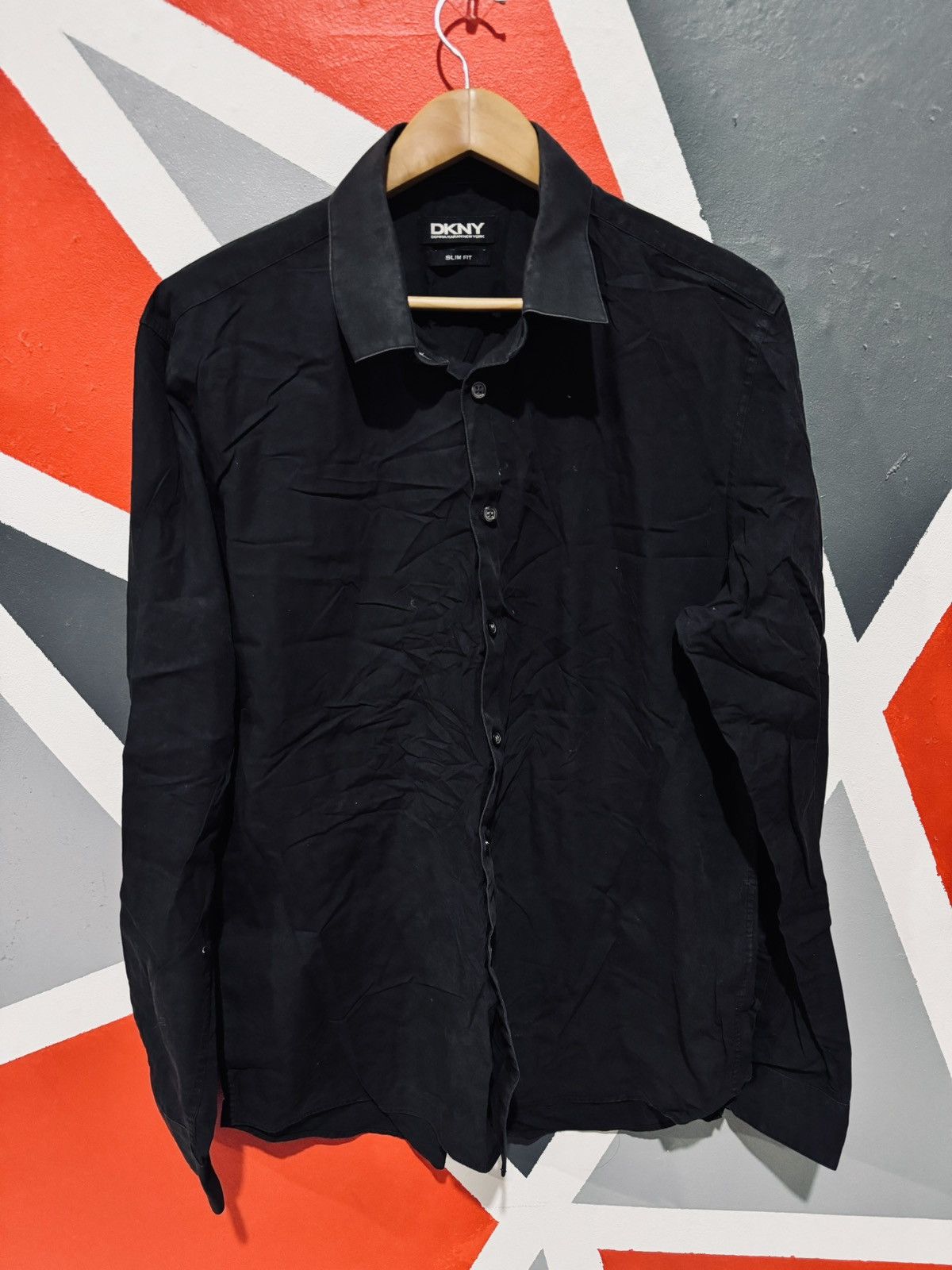 DKNY DKNY Slim Fit Button Shirt Size US XL / EU 56 / 4 - 1 Thumbnail