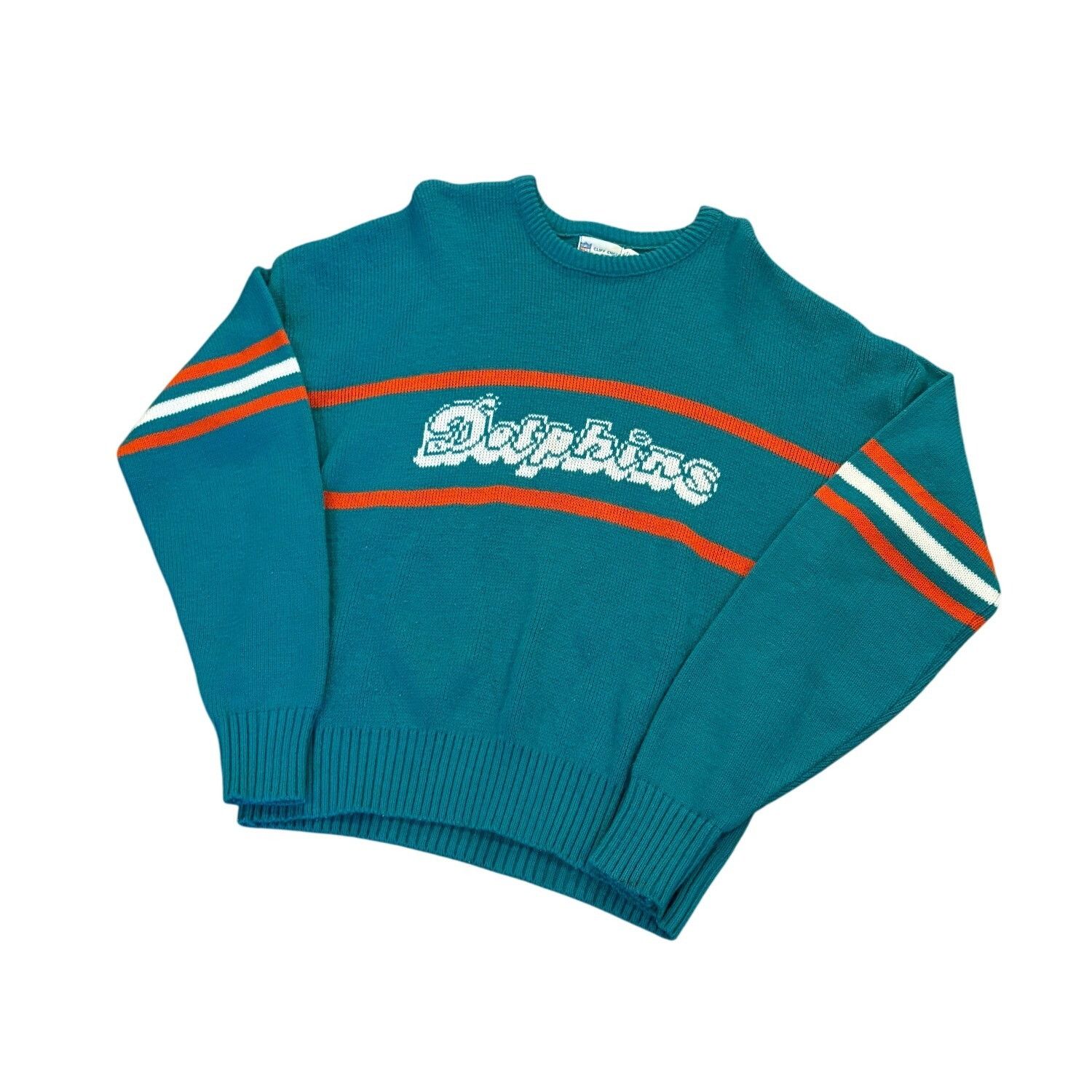 Other Vintage 80's Miami Dolphins NFL Cliff Engle Sweater Don Shul Size US XL / EU 56 / 4 - 4 Thumbnail