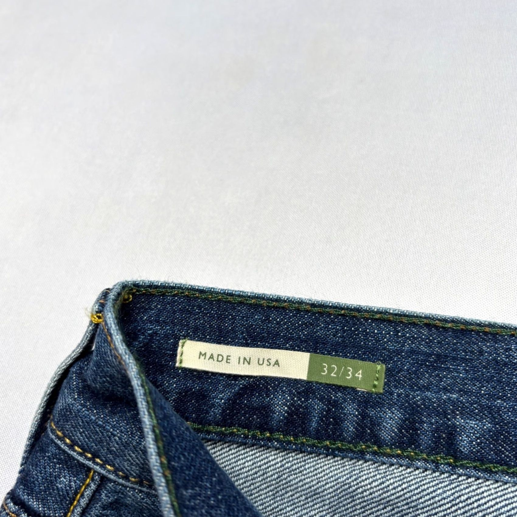 Sid Mashburn Sid Mashburn Jeans Japanese Selvedge Slim Straight Deep Indigo Denim Mens 32x34 Size US 32 / EU 48 - 6 Thumbnail