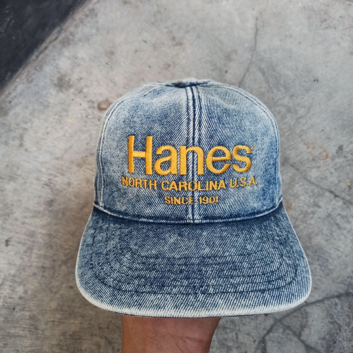 Hanes × Vintage Vintage wash hanes hat Size ONE SIZE - 1 Thumbnail