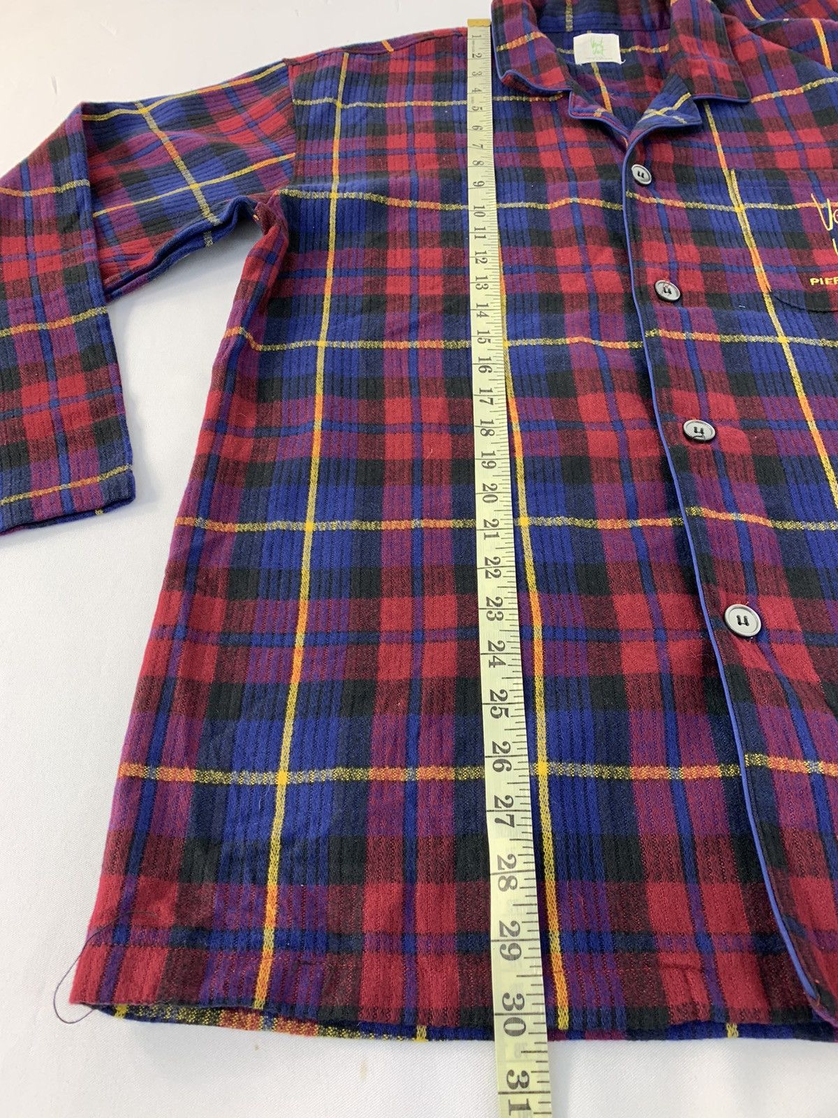 Pierre Balmain Hype Vent Vent Pierre Balmain Paris Flannel Plaid Check Size US L / EU 52-54 / 3 - 12 Thumbnail