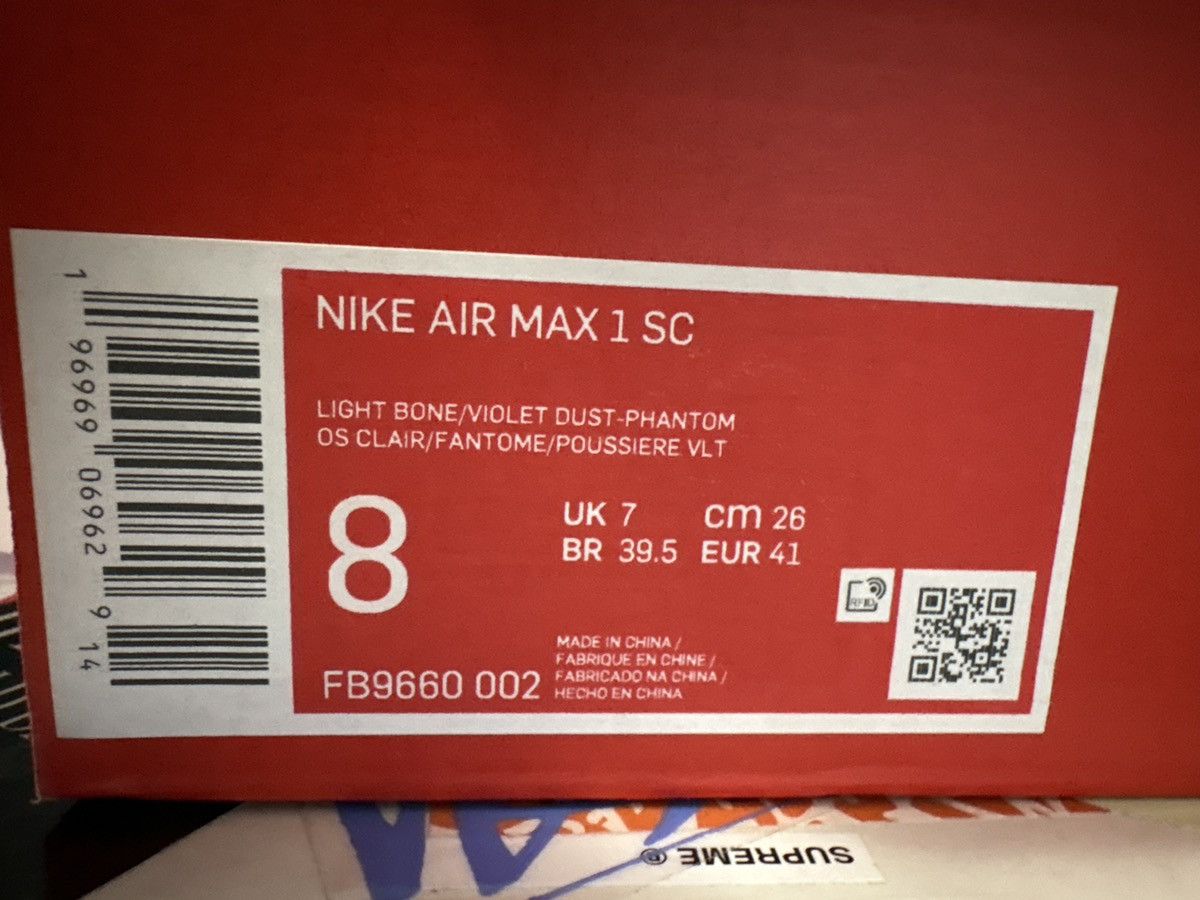 Nike Air Max 1 SC Violet Dust Size US 8 / EU 41 - 8 Thumbnail