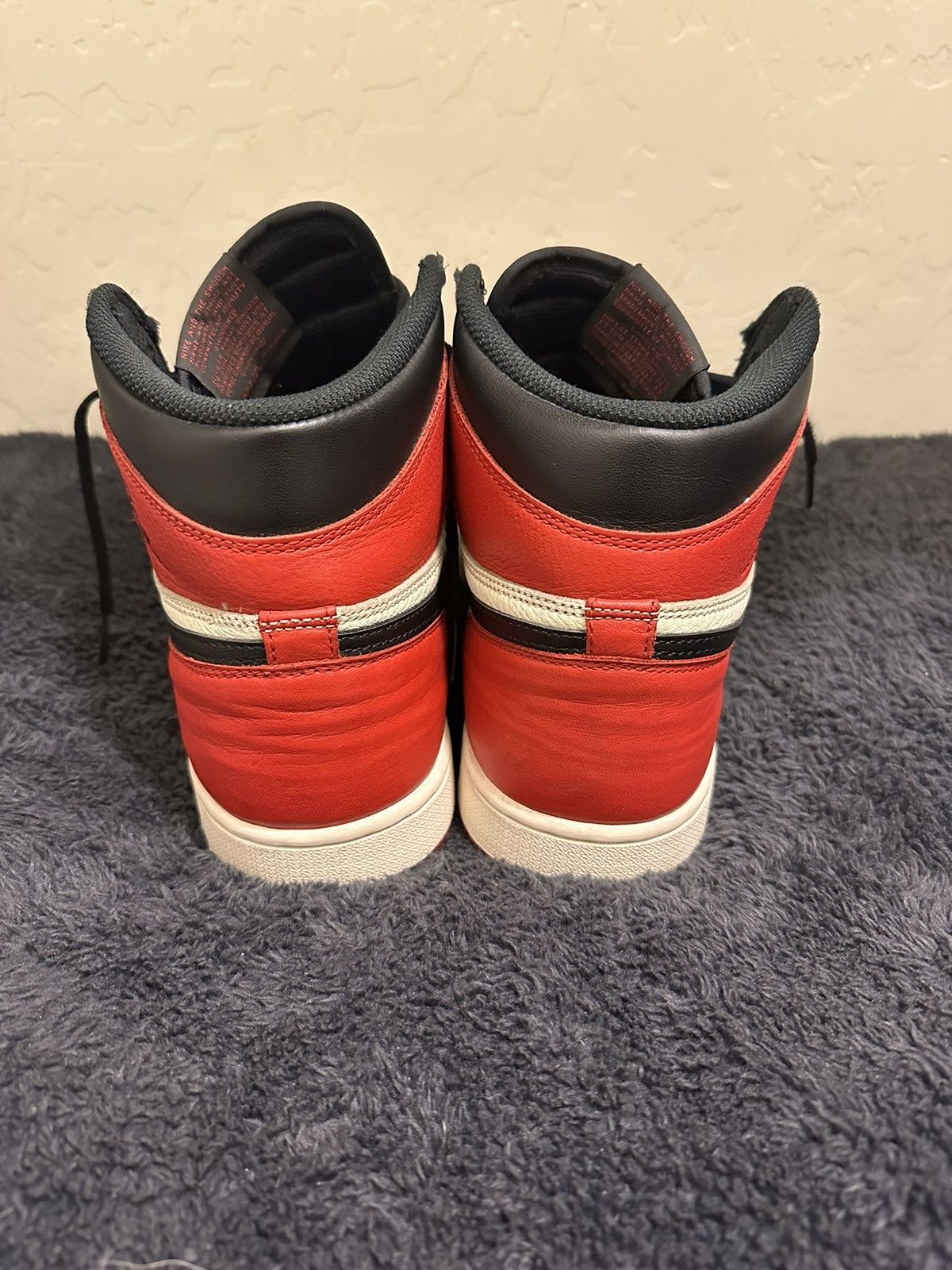 Jordan Brand Air Jordan Retro 1 bred toe 🔥🔥🔥 Size US 10 / EU 43 - 4 Thumbnail