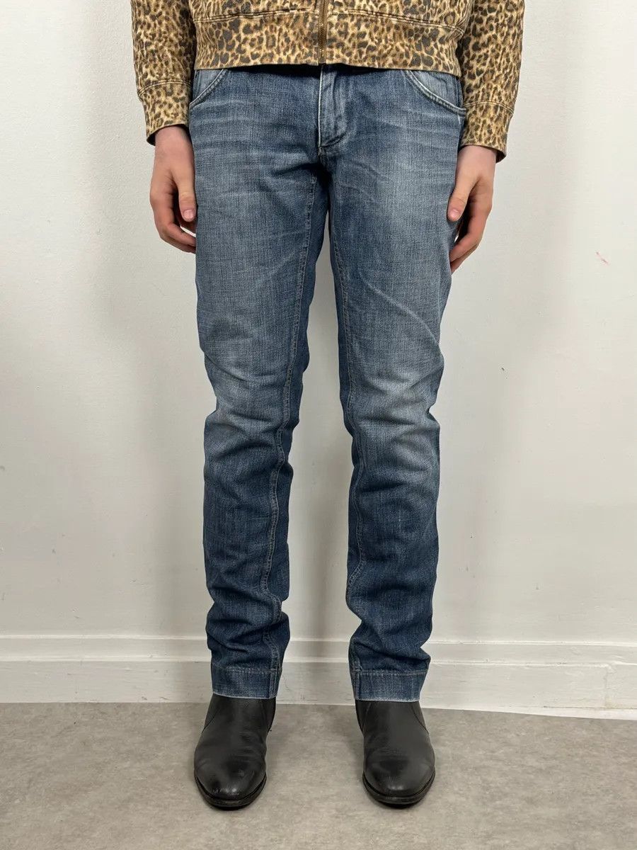 Dolce & Gabbana 2000s Dolce & Gabbana Blue Slim Denim Jeans Size US 30 / EU 46 - 1 Thumbnail