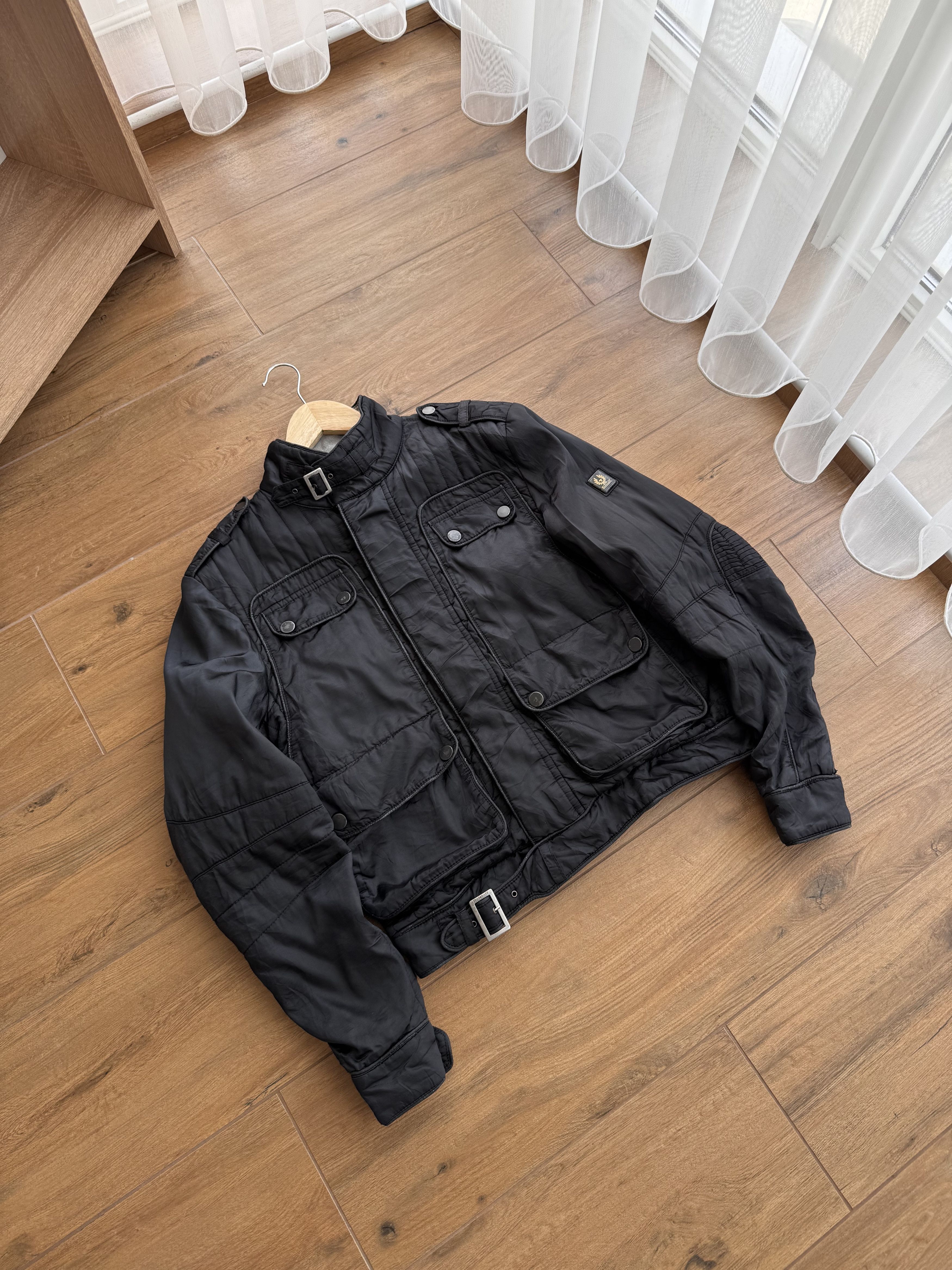Belstaff × Vintage Vintage Belstaff Nylon Black Label Moto W' Jacket Size M / US 6-8 / IT 42-44 - 3 Thumbnail