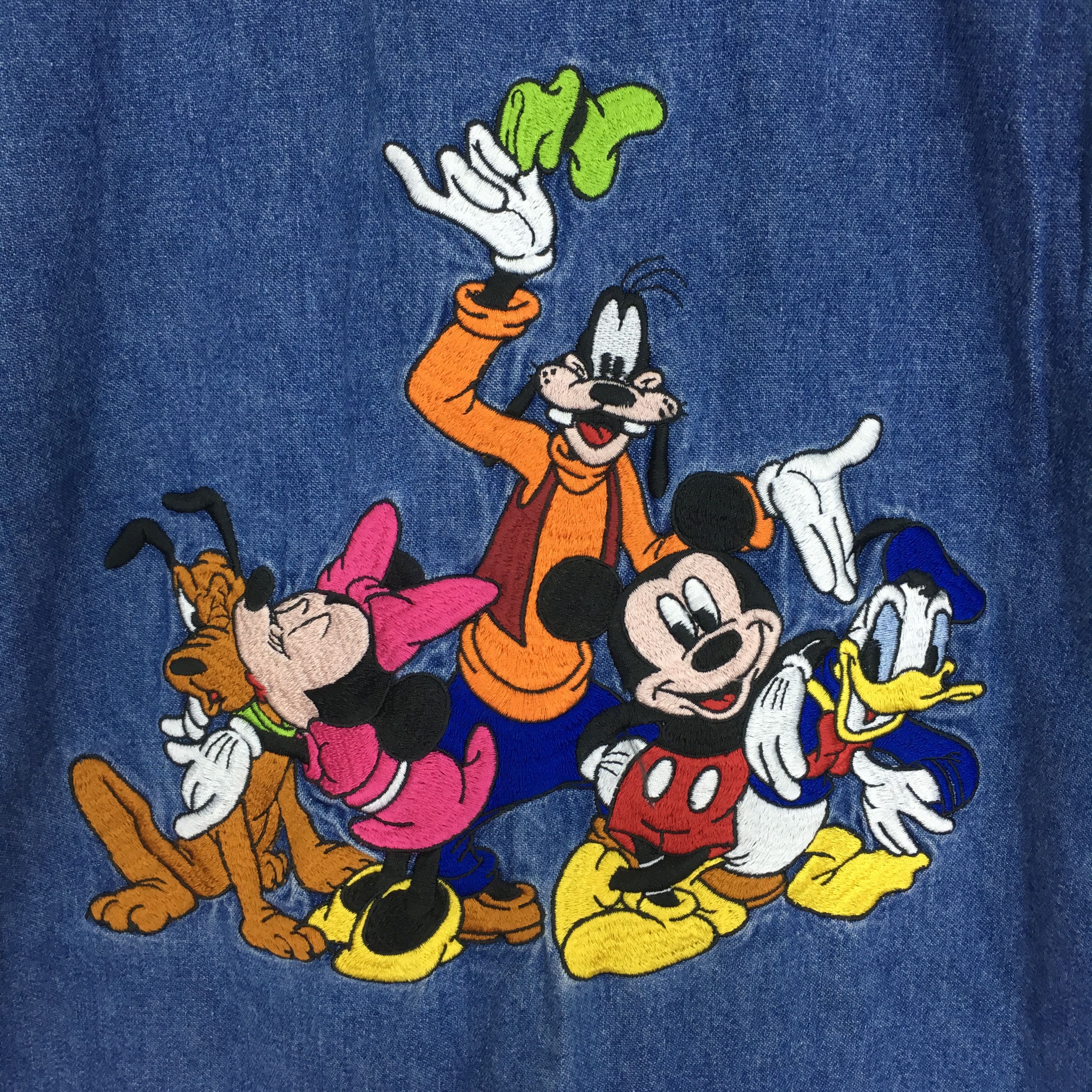 Disney Vintage 90's Disneyland Western Jeans Cartoon Movie Denim Size US M / EU 48-50 / 2 - 9 Thumbnail