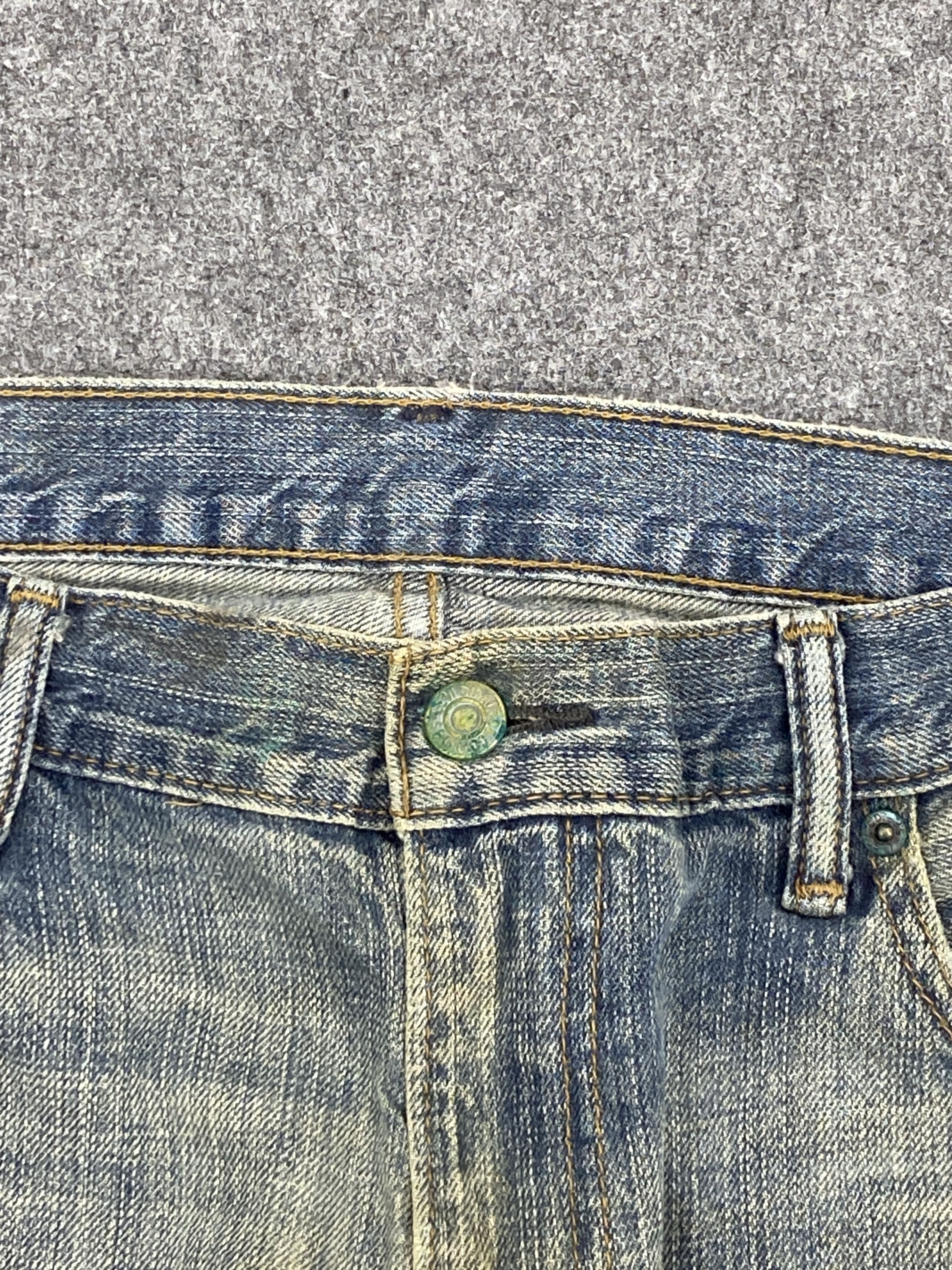 Levi's Faded Blue Vintage Levi's 559 Jeans DP2644 Size US 35 - 7 Thumbnail