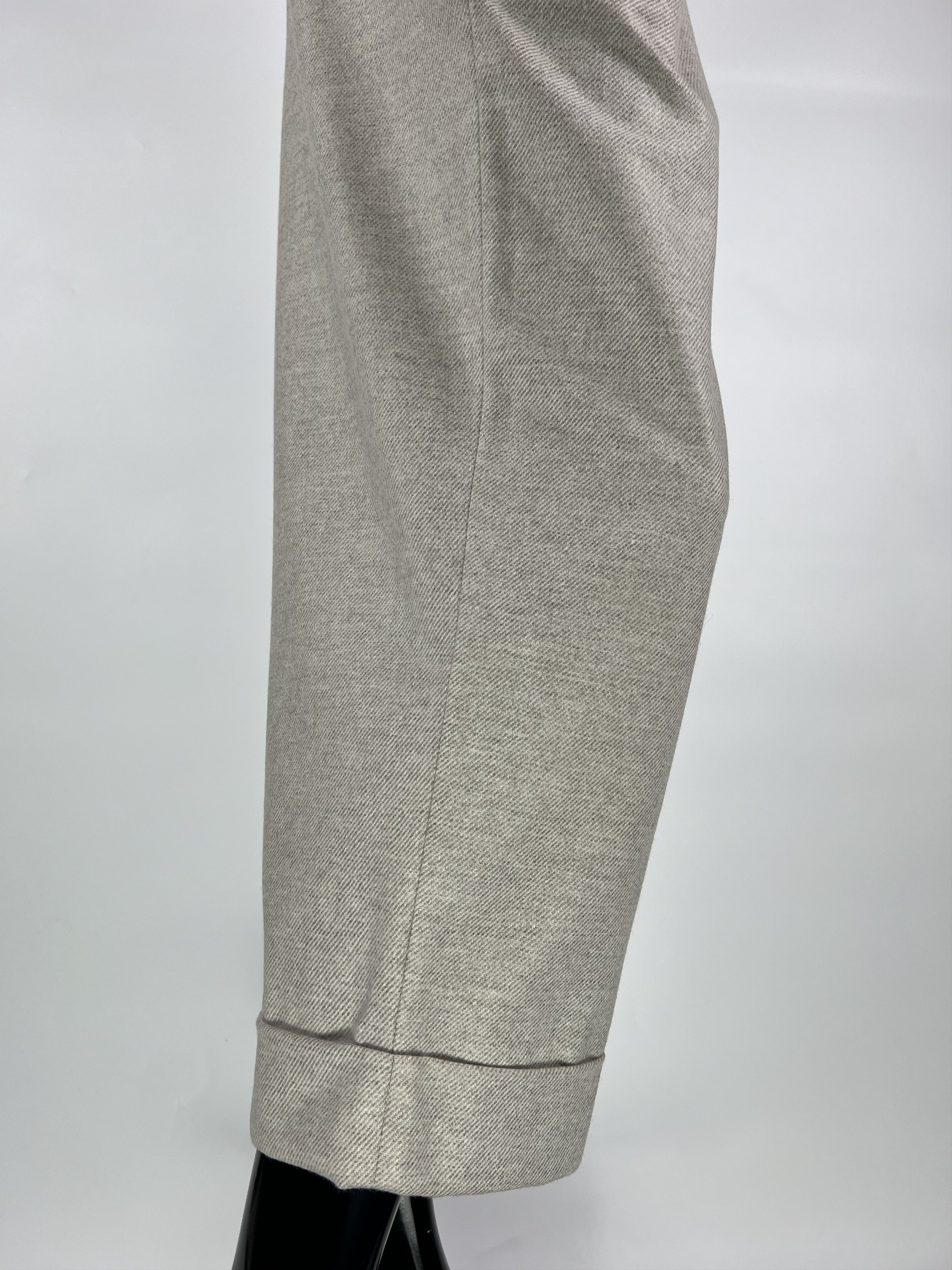 Cos COS Women's Gray Wool Cashmere Pants Size EUR42 Size 34" / US 12 / IT 48 - 4 Thumbnail