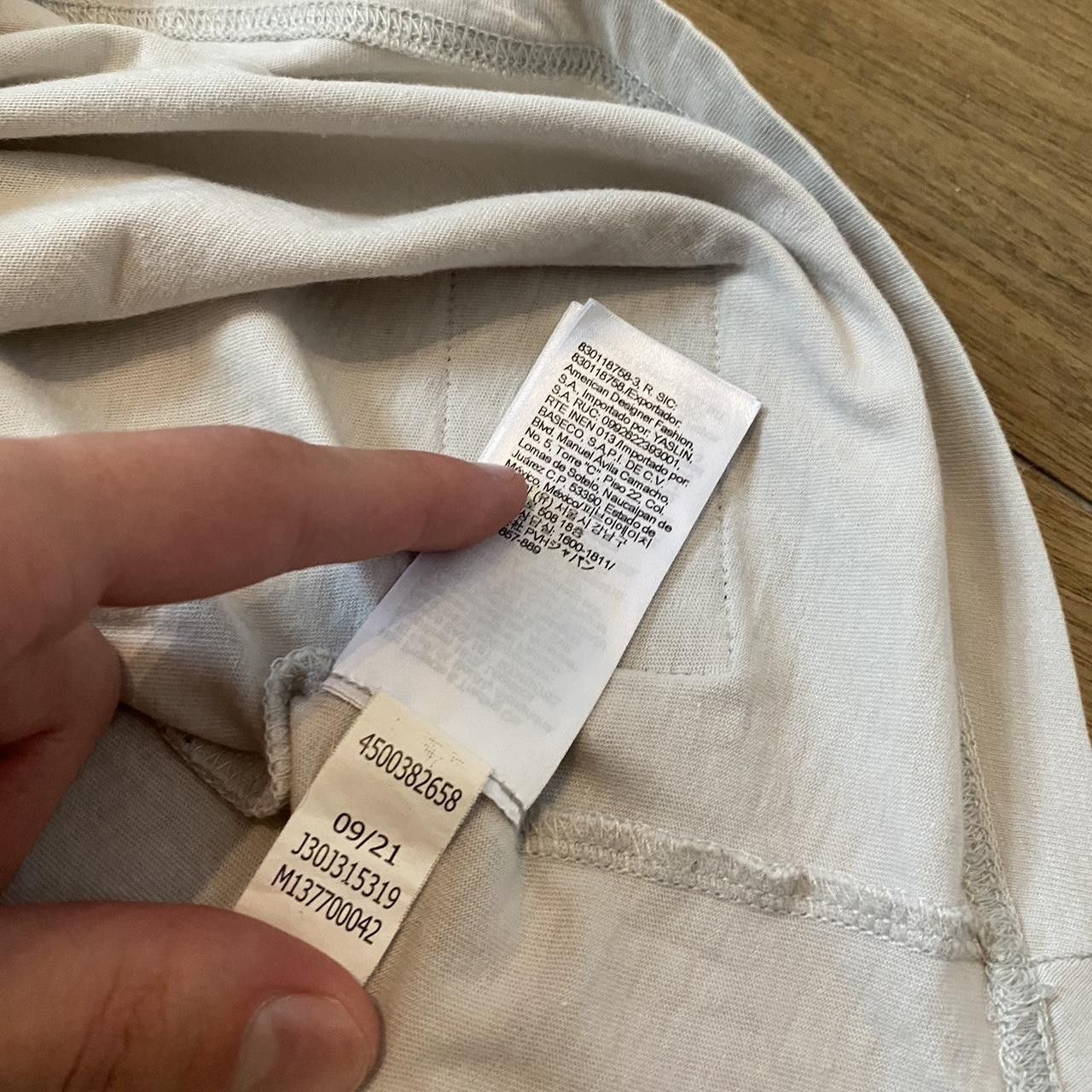 Calvin Klein Calvin Klein T-shirt Cream Size US M / EU 48-50 / 2 - 5 Thumbnail
