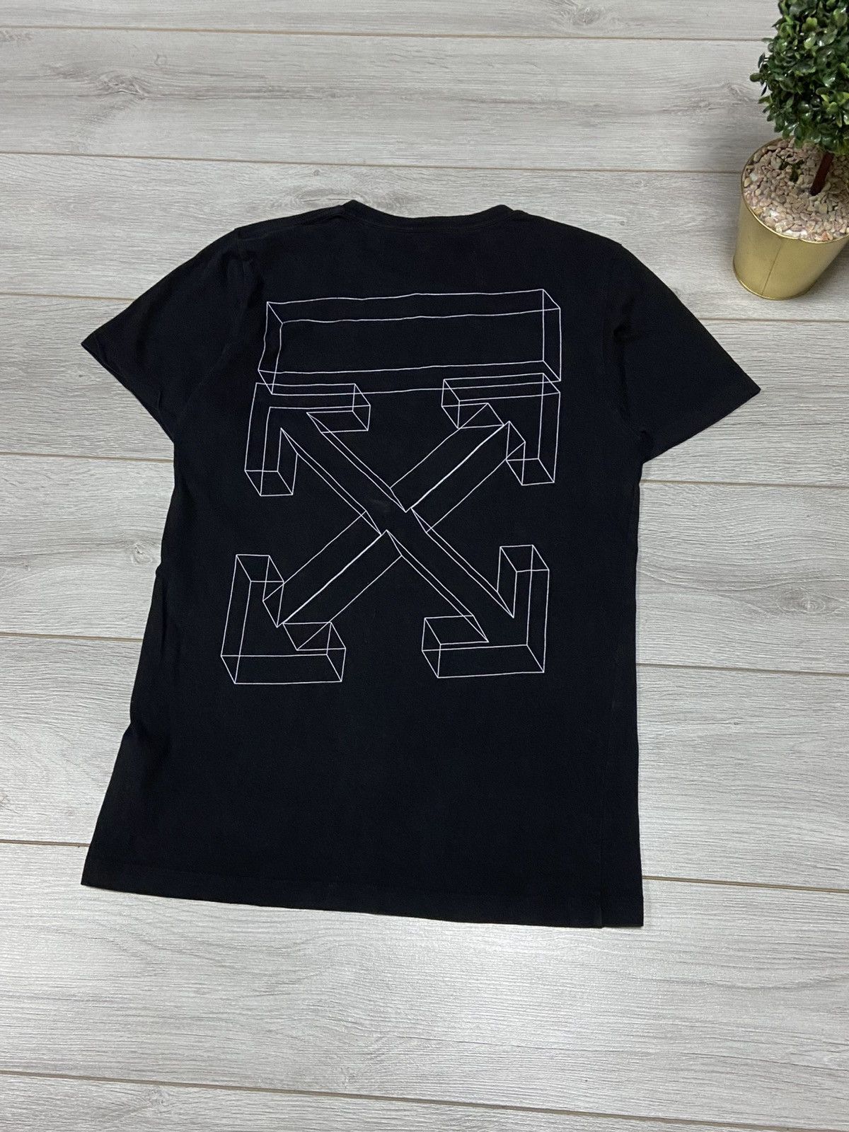 Off-White Off-white 3d arrows big print tee Size US M / EU 48-50 / 2 - 3 Thumbnail
