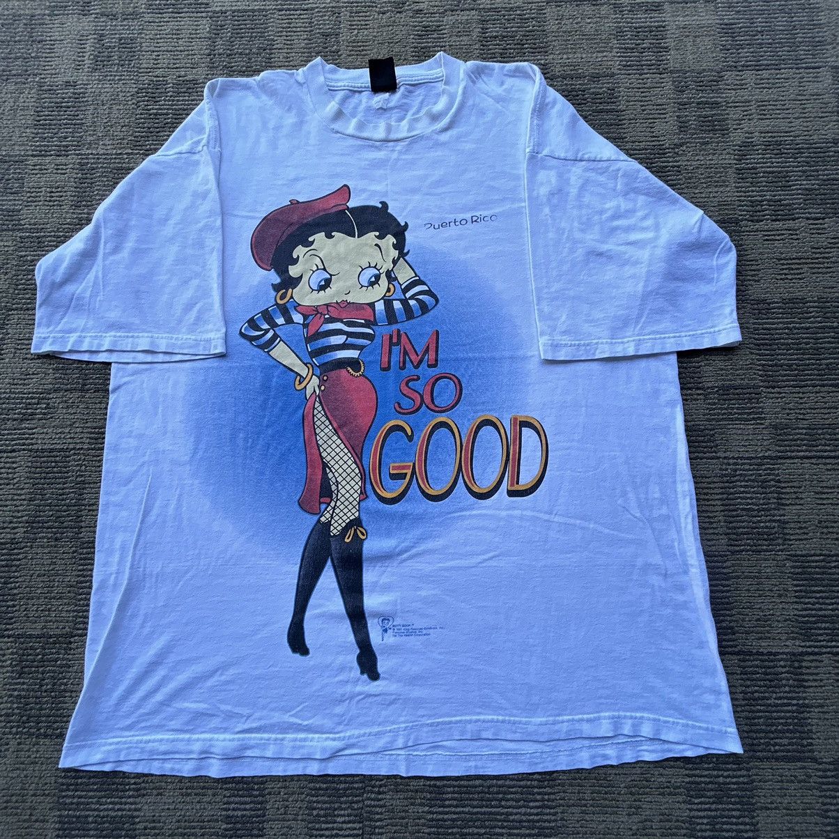 Vintage Vintage 90’s Betty Boop Puerto Rico Night Gown T-Shirt Size ONE SIZE - 1 Thumbnail