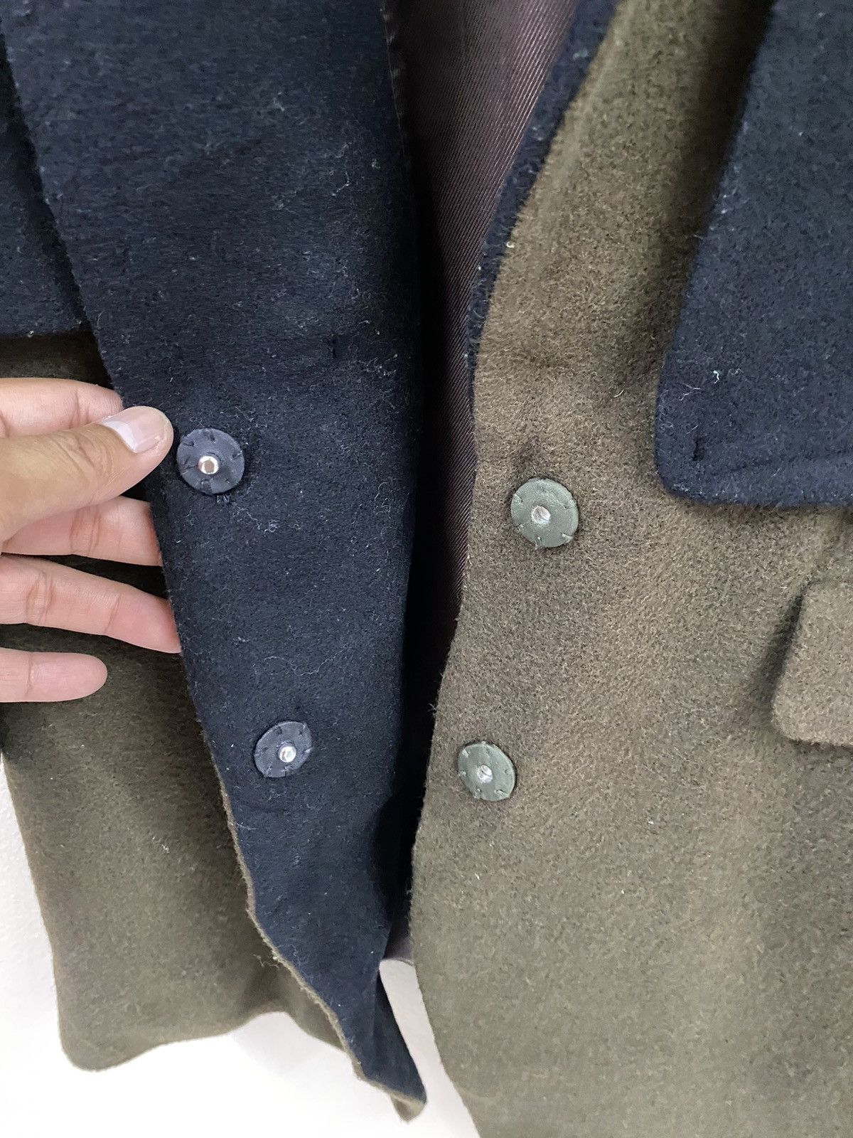 Japanese Brand Cortesworks Wool Coat Jacket Double Layer Size US M / EU 48-50 / 2 - 8 Thumbnail