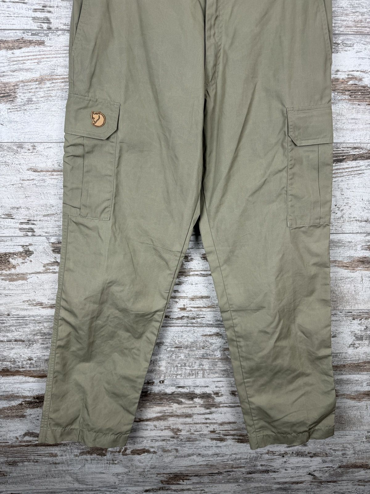 Fjallraven Mens Vintage FjallRaven g1000 cargo pants waxed Size US 30 / EU 46 - 4 Thumbnail