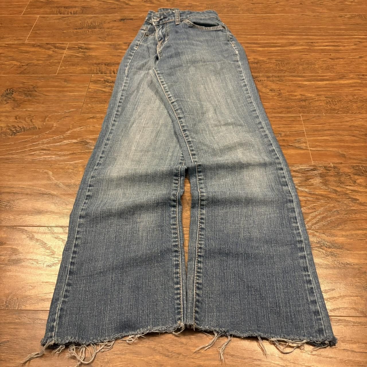 Vintage Crazy Vintage Y2K/2000s Flare Skater Streetwear Essential Medium Wash Denim Jeans! Size US 30 / EU 46 - 1 Thumbnail