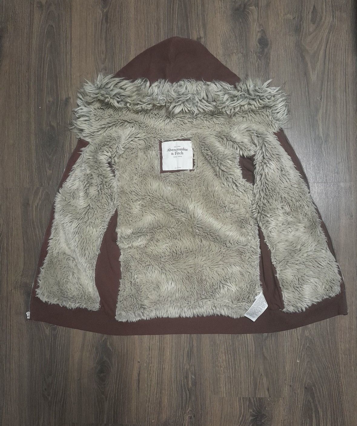 Abercrombie & Fitch × If Six Was Nine × Japanese Brand Abercrombie & Fitch Vintage Fur Hood Zip Hoodie Size US M / EU 48-50 / 2 - 6 Thumbnail